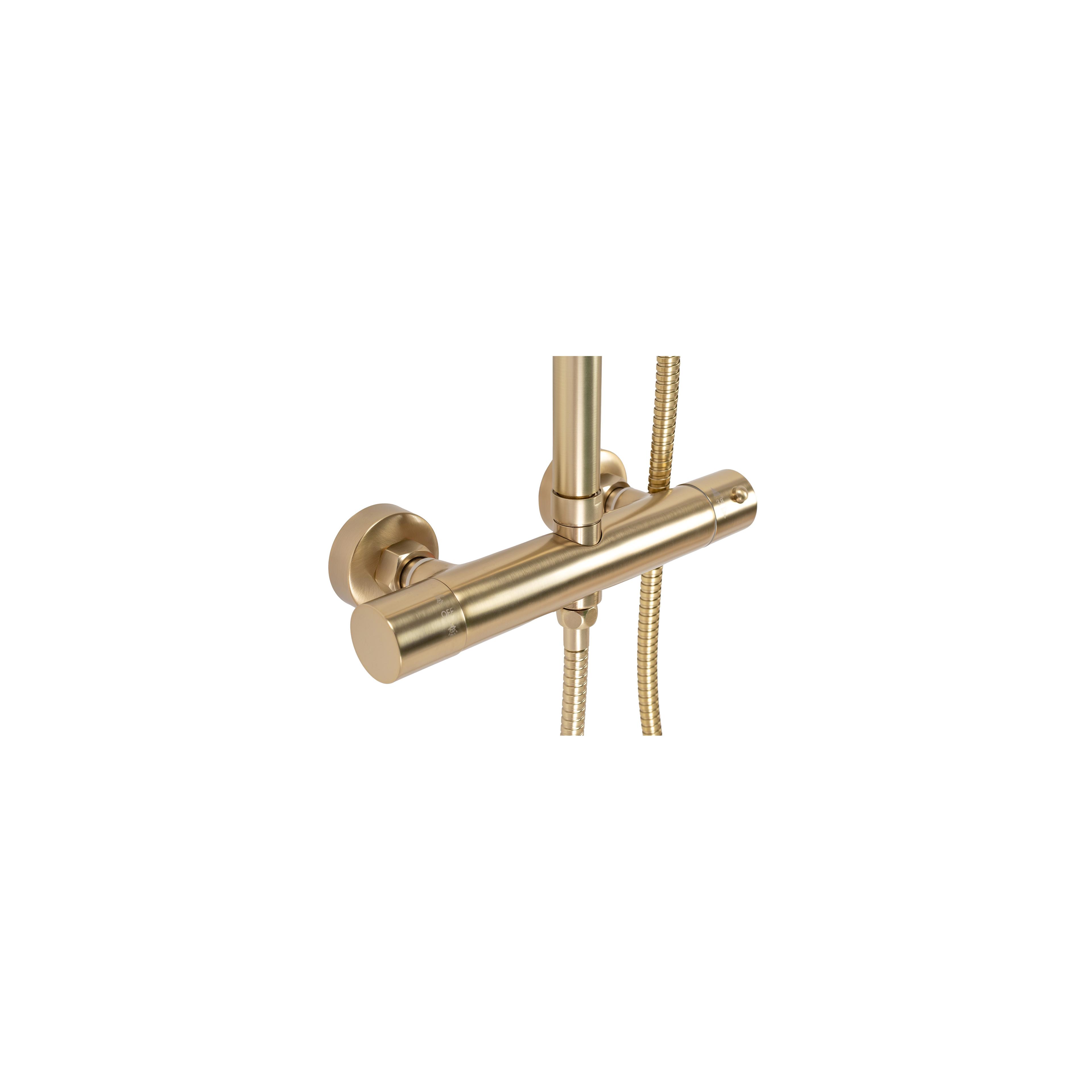 Tuš set s termostatom Rea PAROT BRUSHED GOLD