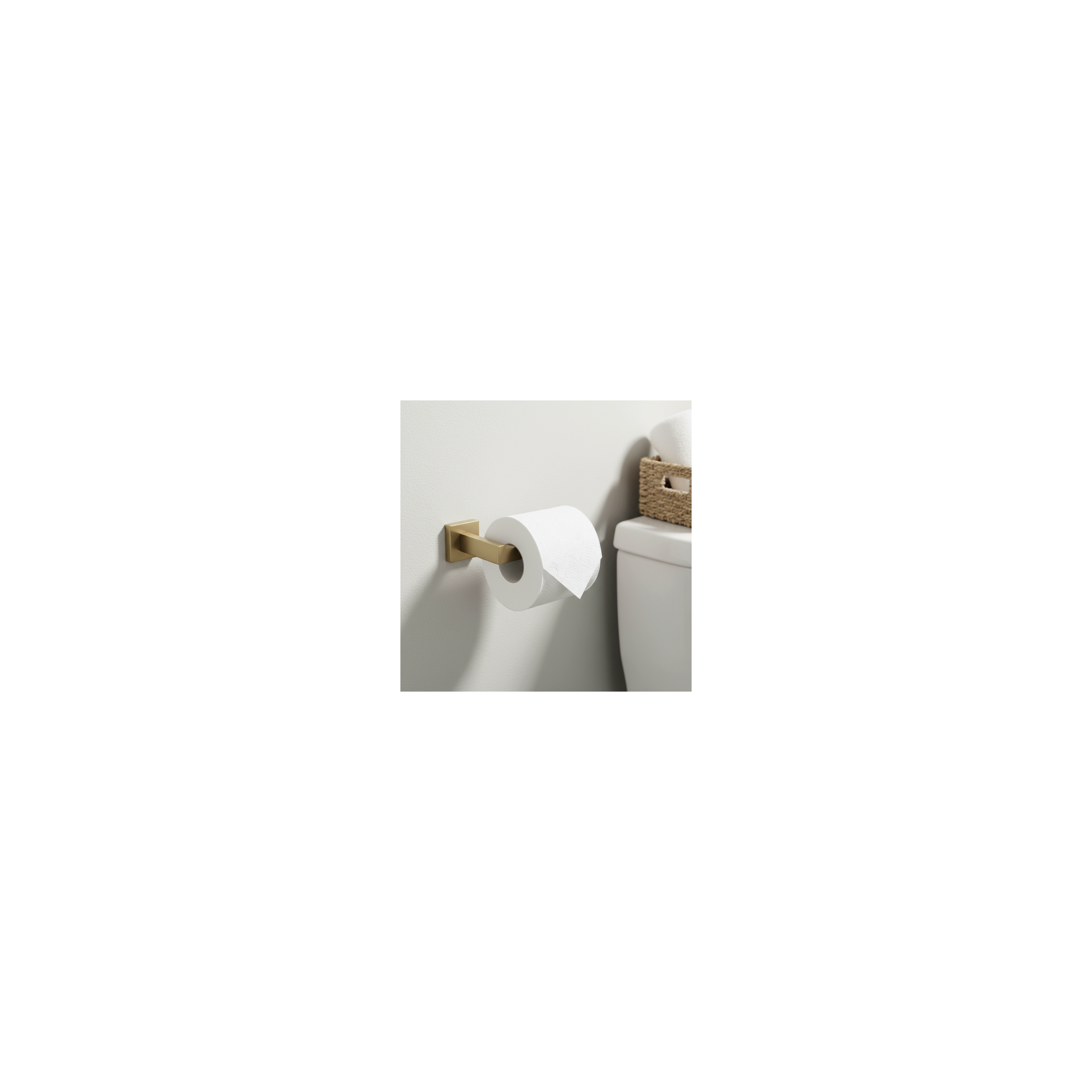 Badezimmer-Accessoire-Set Rio Brush Gold 4-teilig