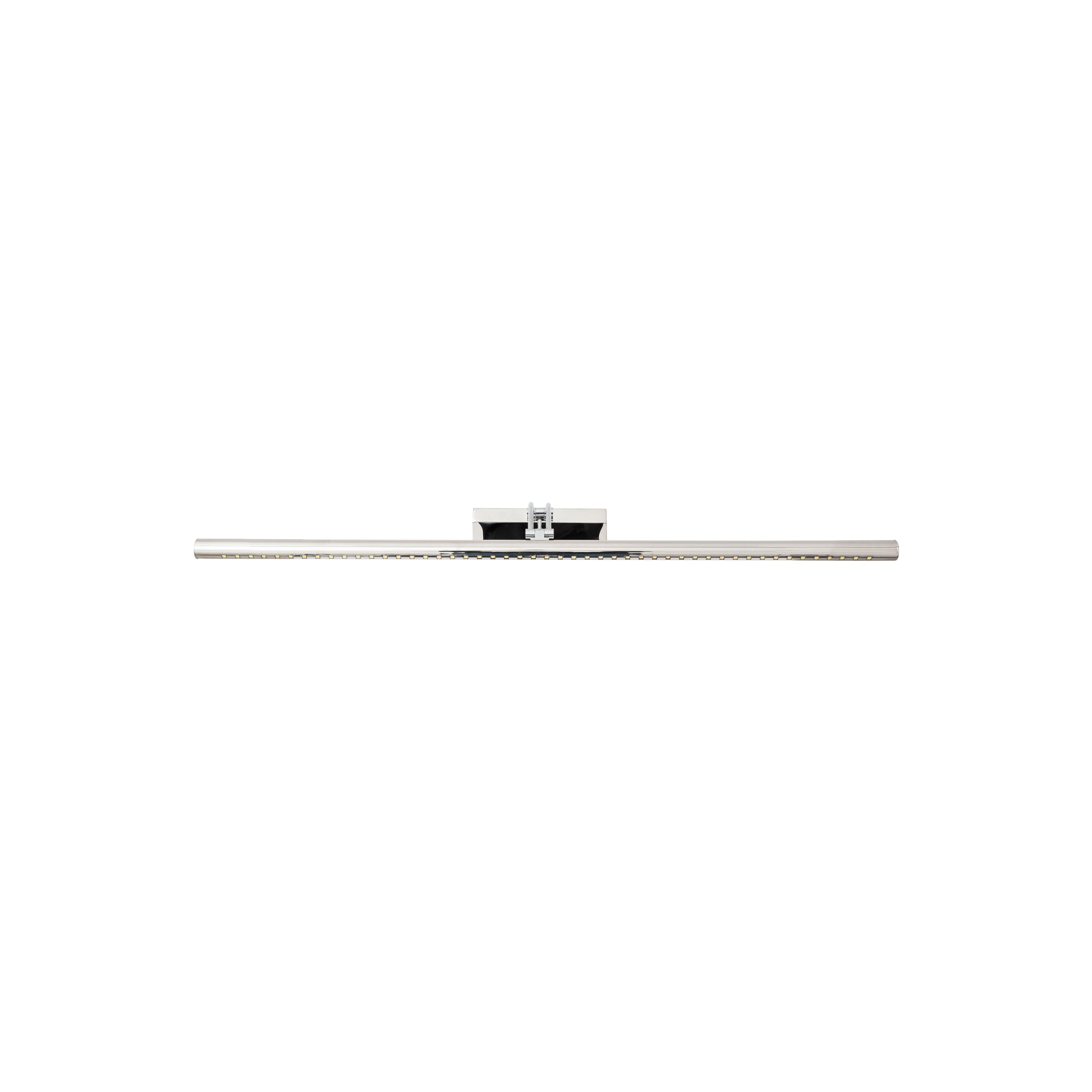 LÂMPADA DE PAREDE LED PARA BANHEIRO SOBRE O ESPELHO 9W 70CM APP366-1W CROMADO