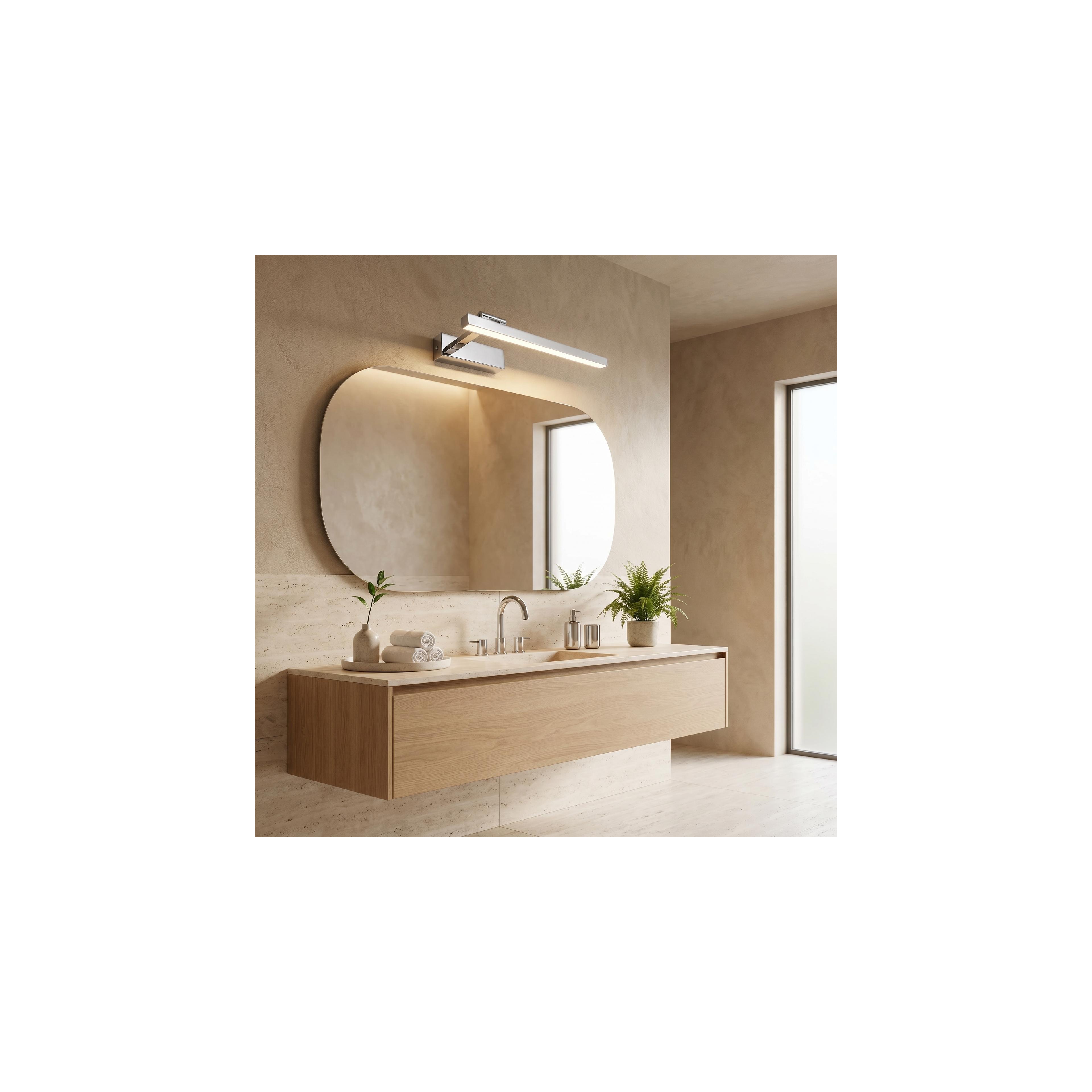 Bad LED-Wandleuchte SWE028-1W 40cm CHROME