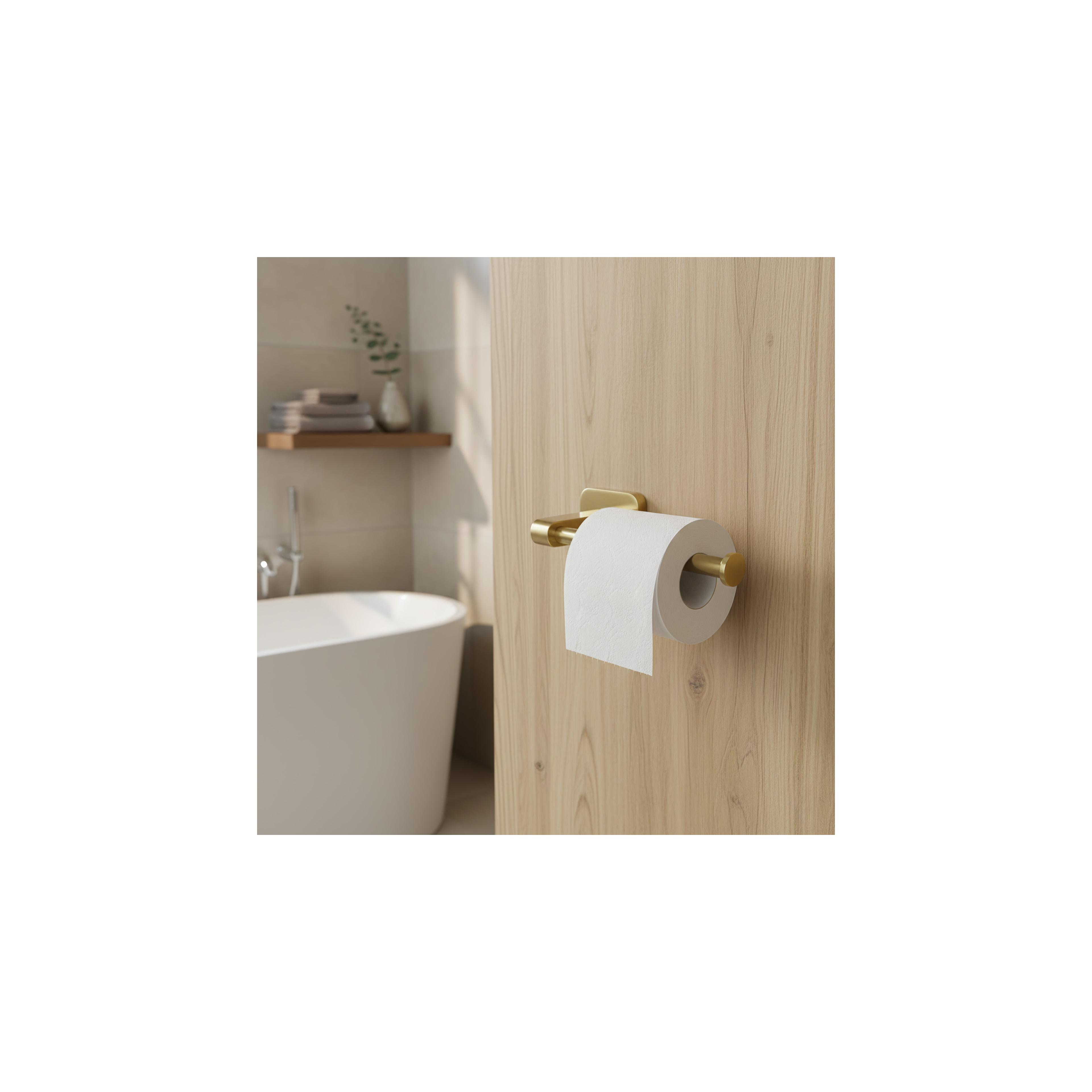 Halter für Toilettenpapier 5909 Nico Brush Gold