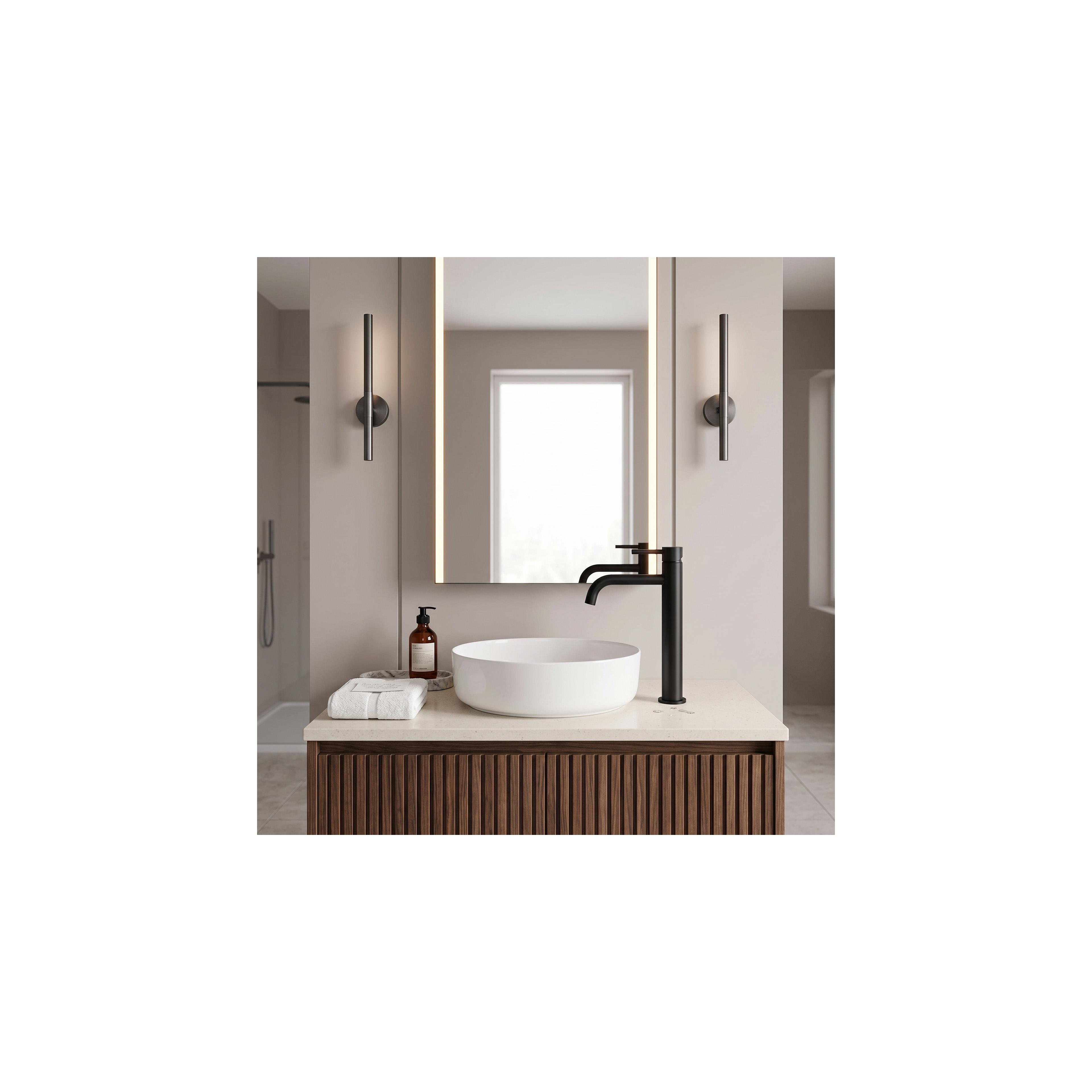 Waschbeckenarmatur Rea Lungo Black High