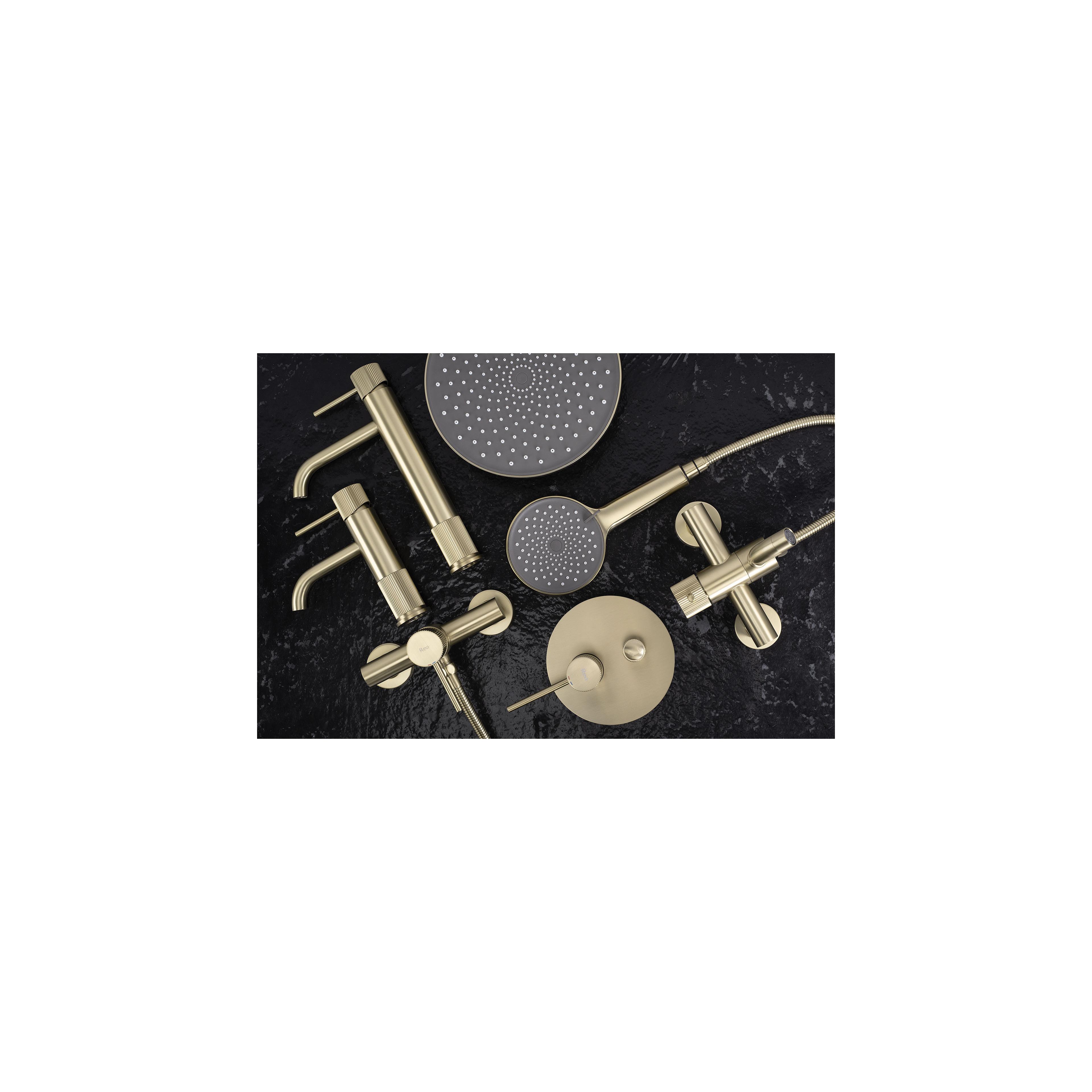 Rea Lungo Stripe vannas jaucējkrāns Gold Brush