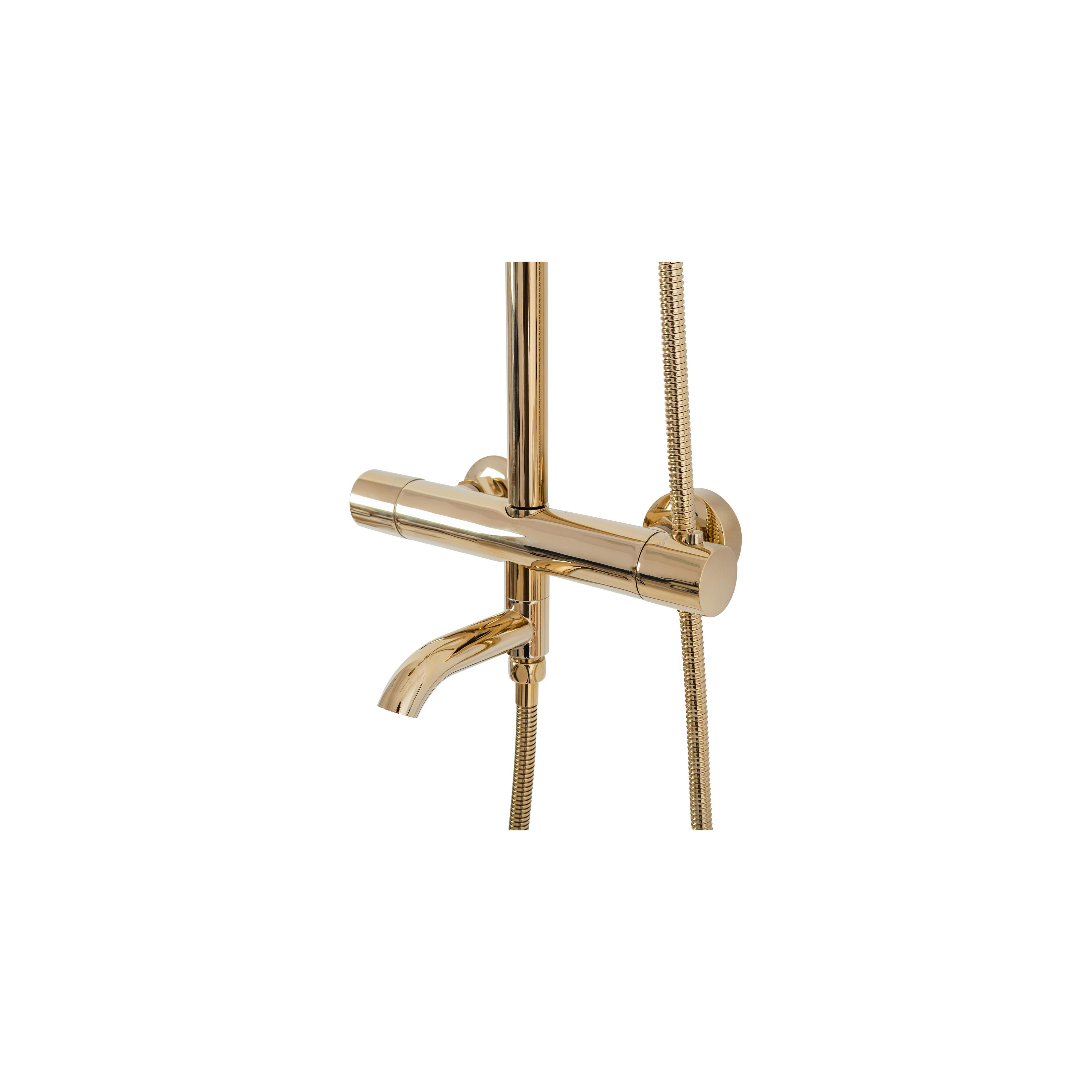 Kit de douche avec thermostat Lungo Gold