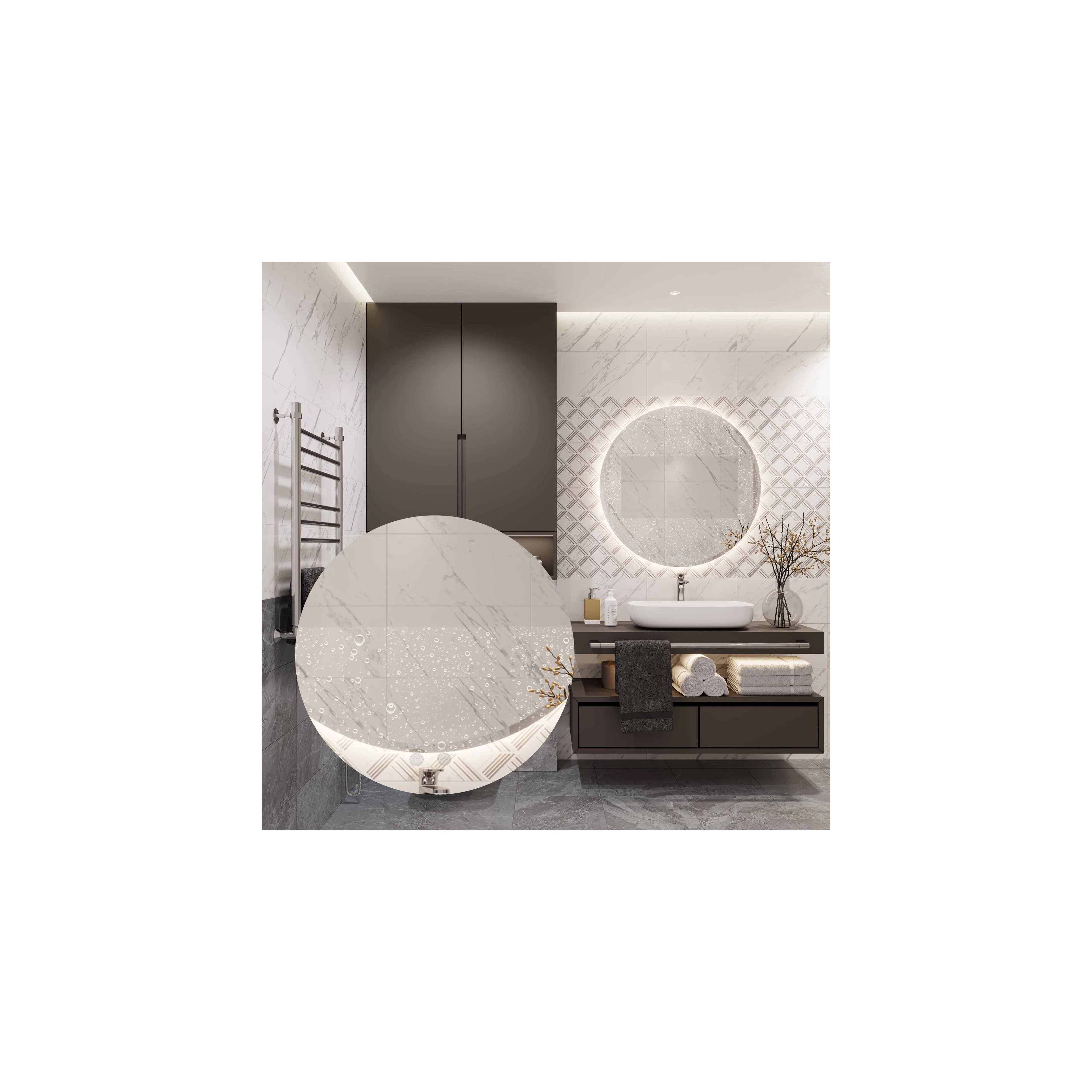 Spiegel LED 60cm HZJ060