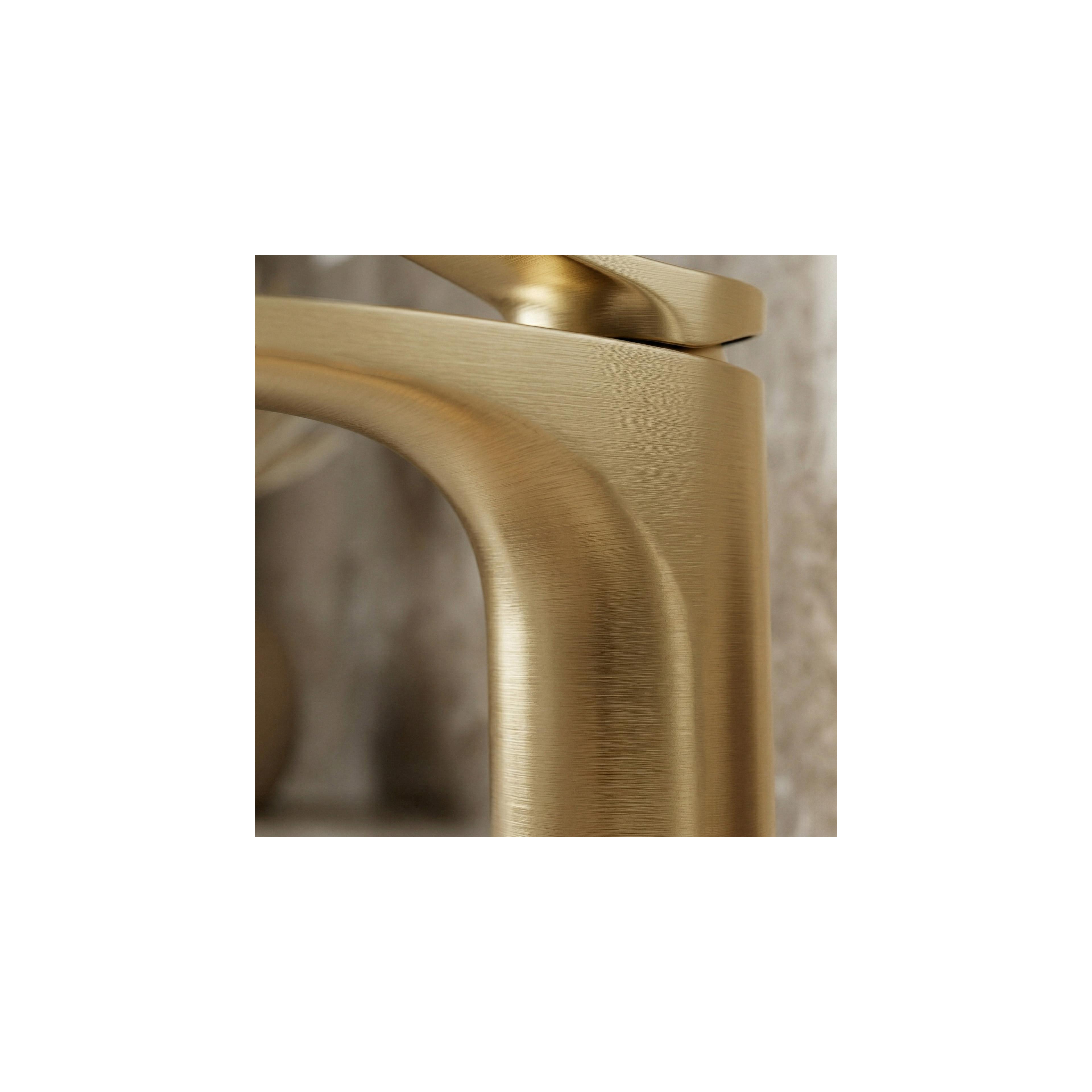 Robinet de lavabo PREMIUM Rea Vision Brush Gold High
