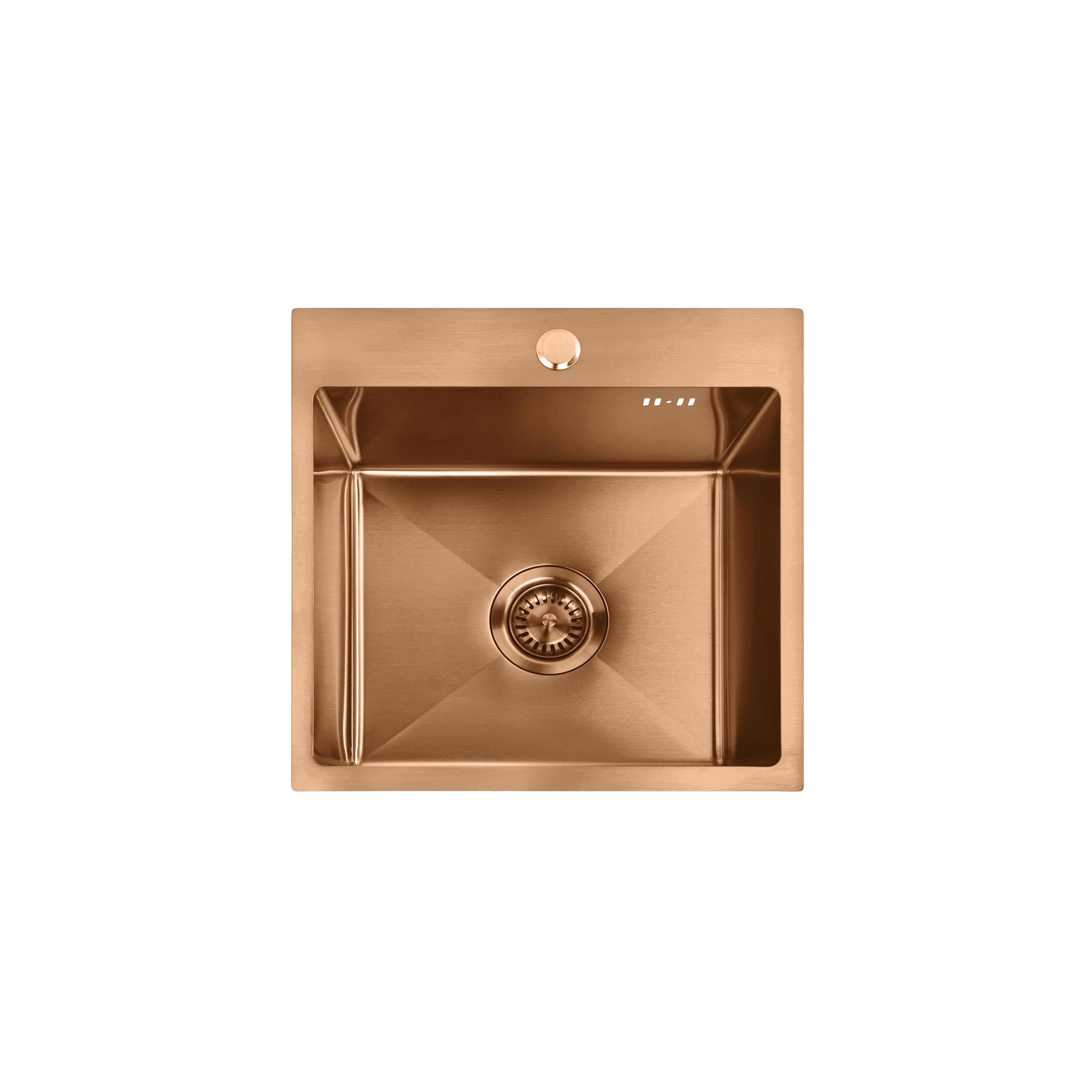 Edelstahlspüle Leo 40 BRUSH COPPER