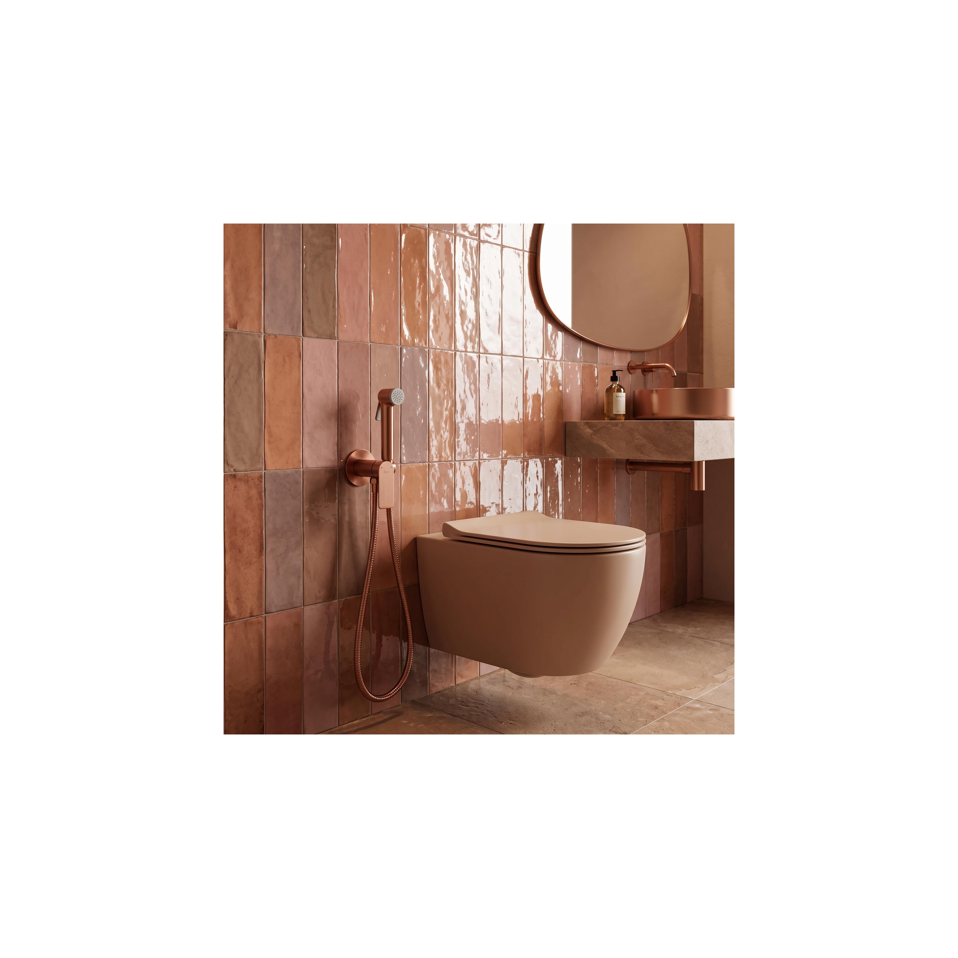 Змішувач для біде Rea Storm Brush Copper
