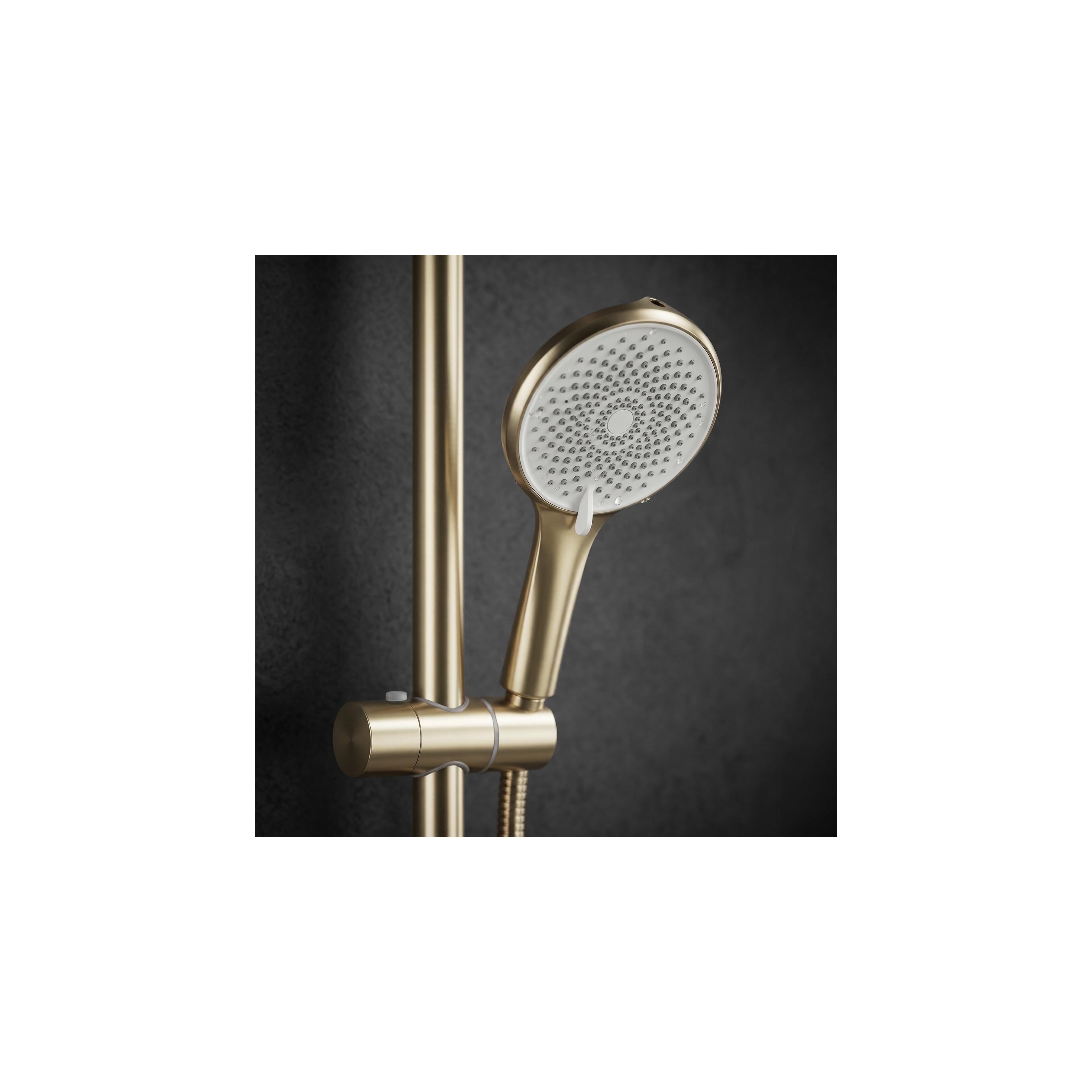 Duschgarnitur Rea Rivo Brush Gold