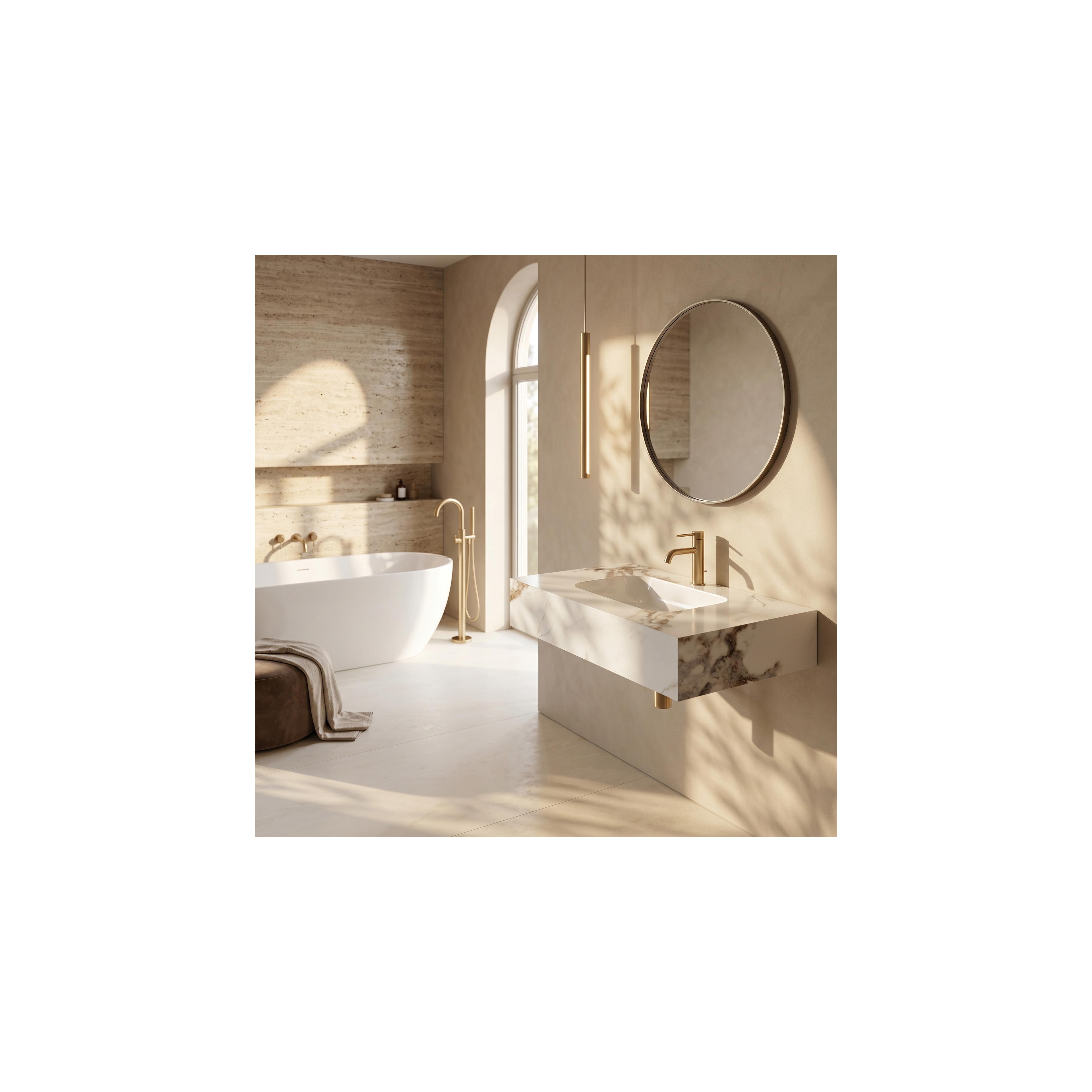 Wandwaschbecken REA Aresa Cold Jade 80
