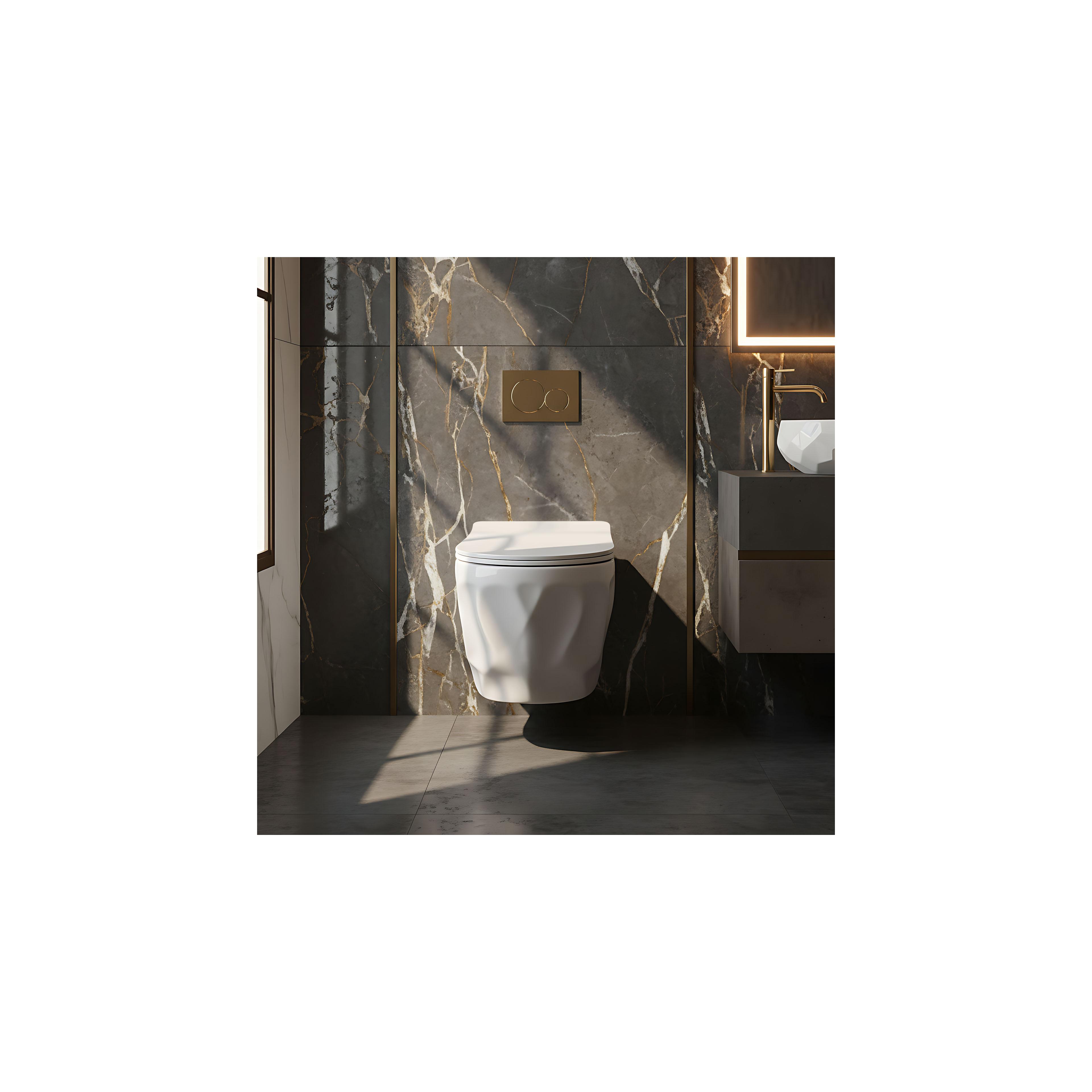 WC Schüssel Randlos Rea Gustavo Rimless