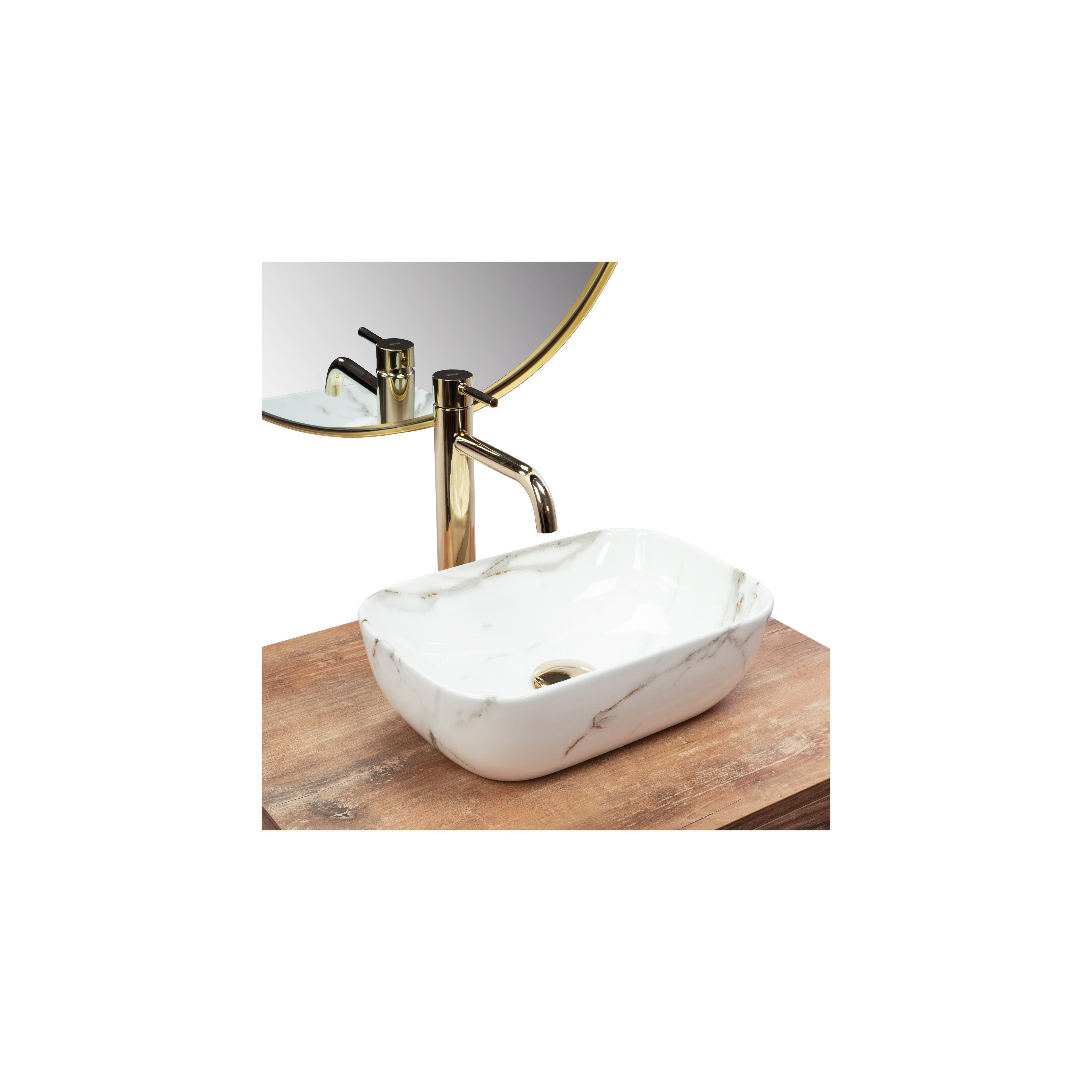 Aufsatzwaschbecken REA Belinda Mini Shiny Aiax