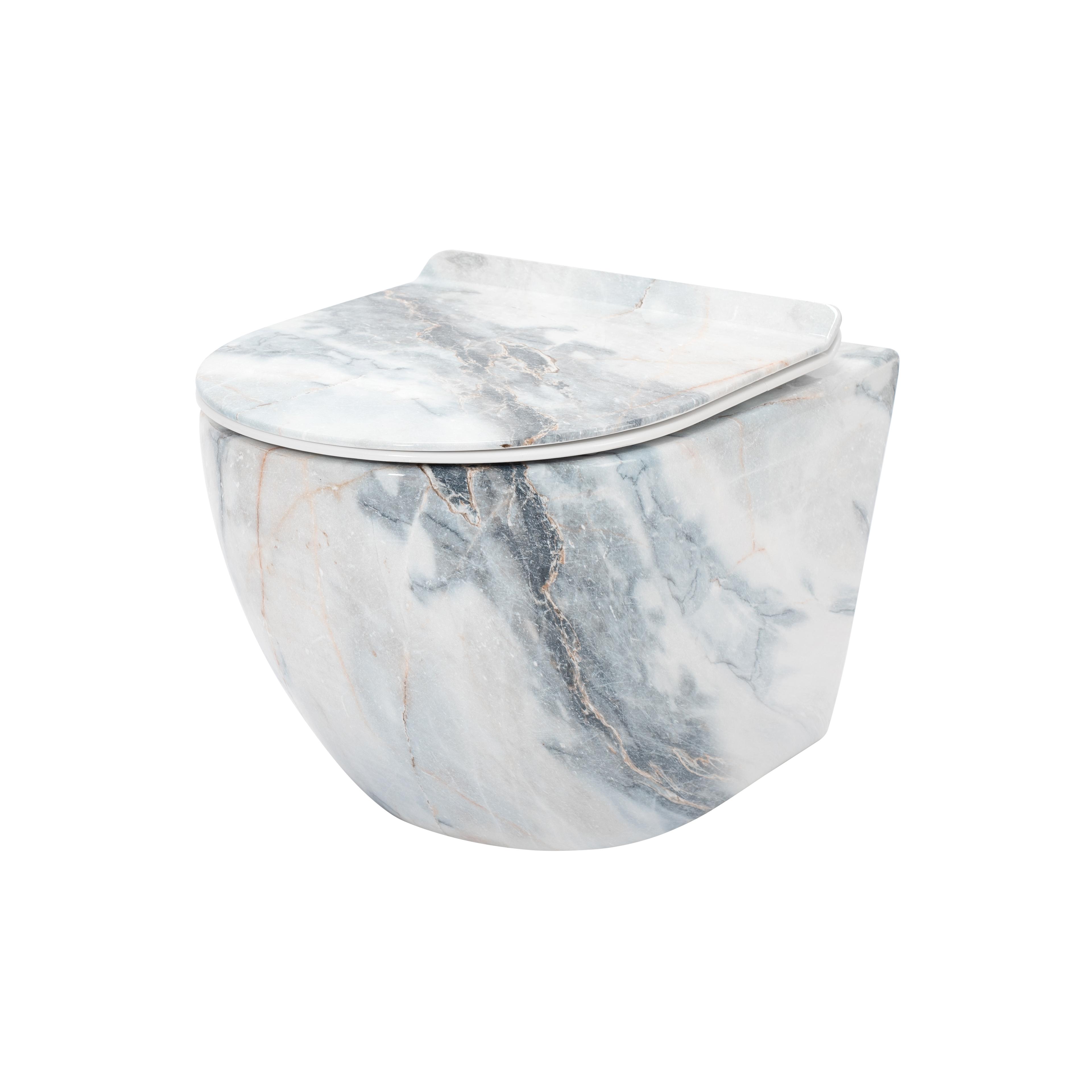 Carlos Slim Rimless Granite Shiny N zidna WC školjka