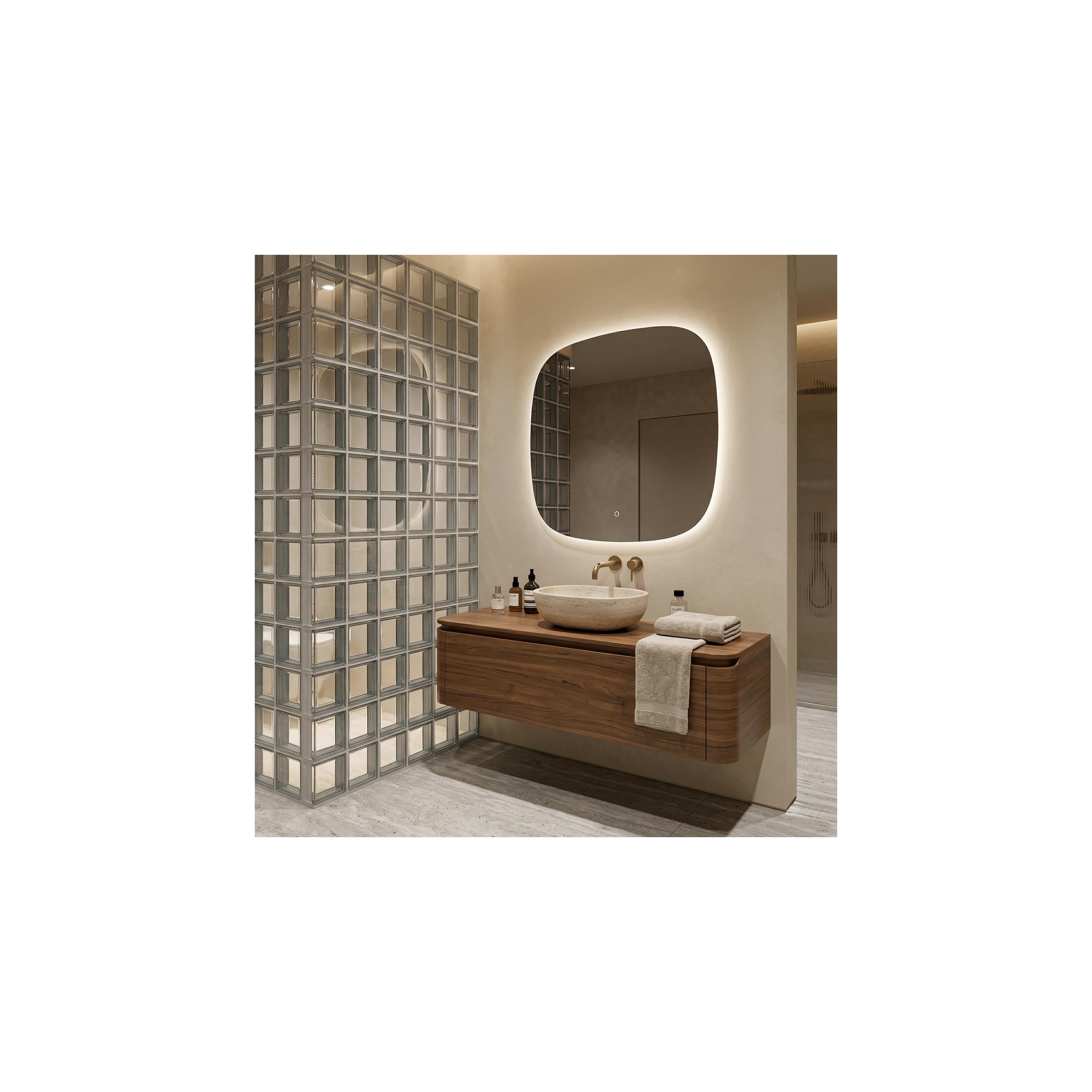 Spiegel LED 70x70cm TOP