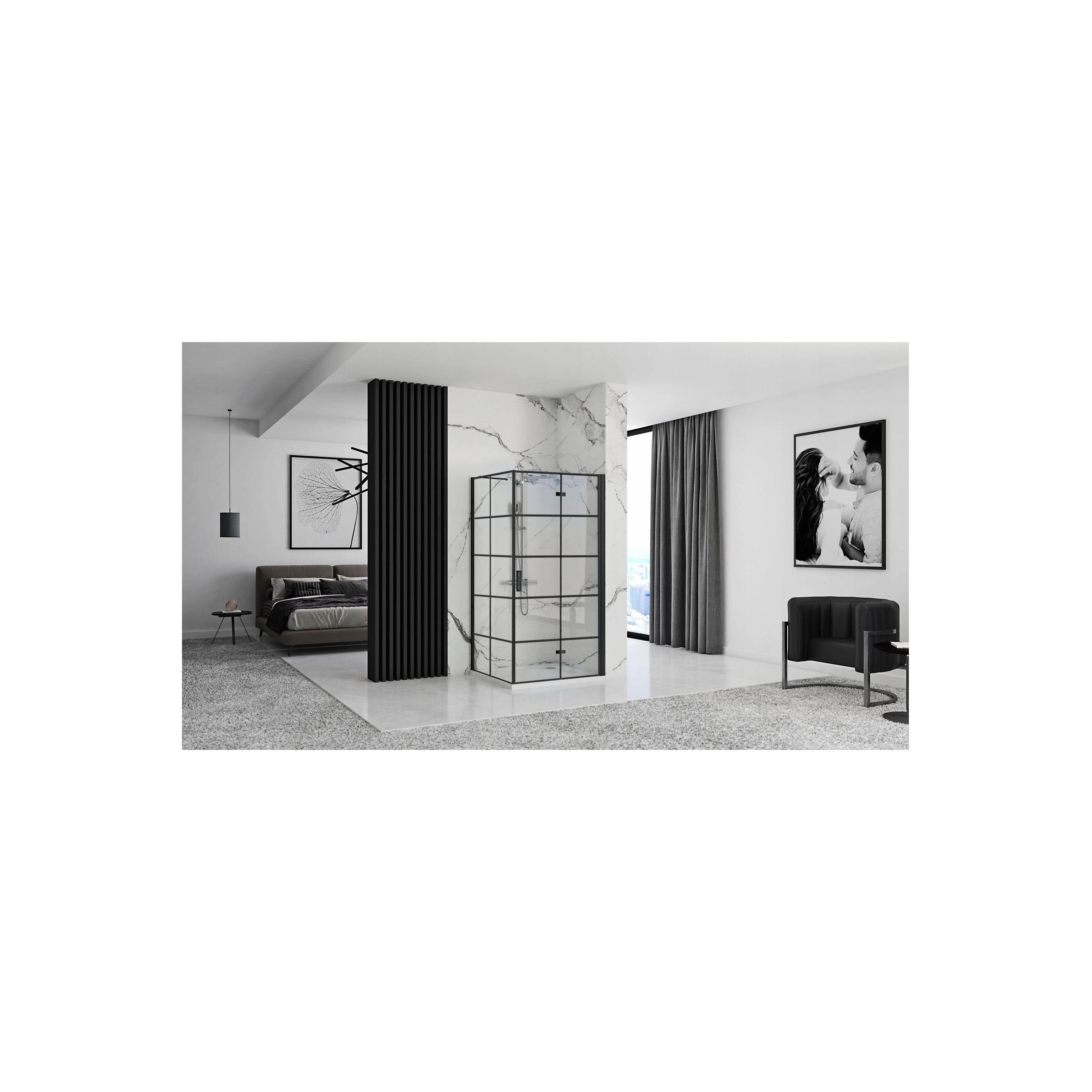 Duschkabine Rea Molier Black 110x90