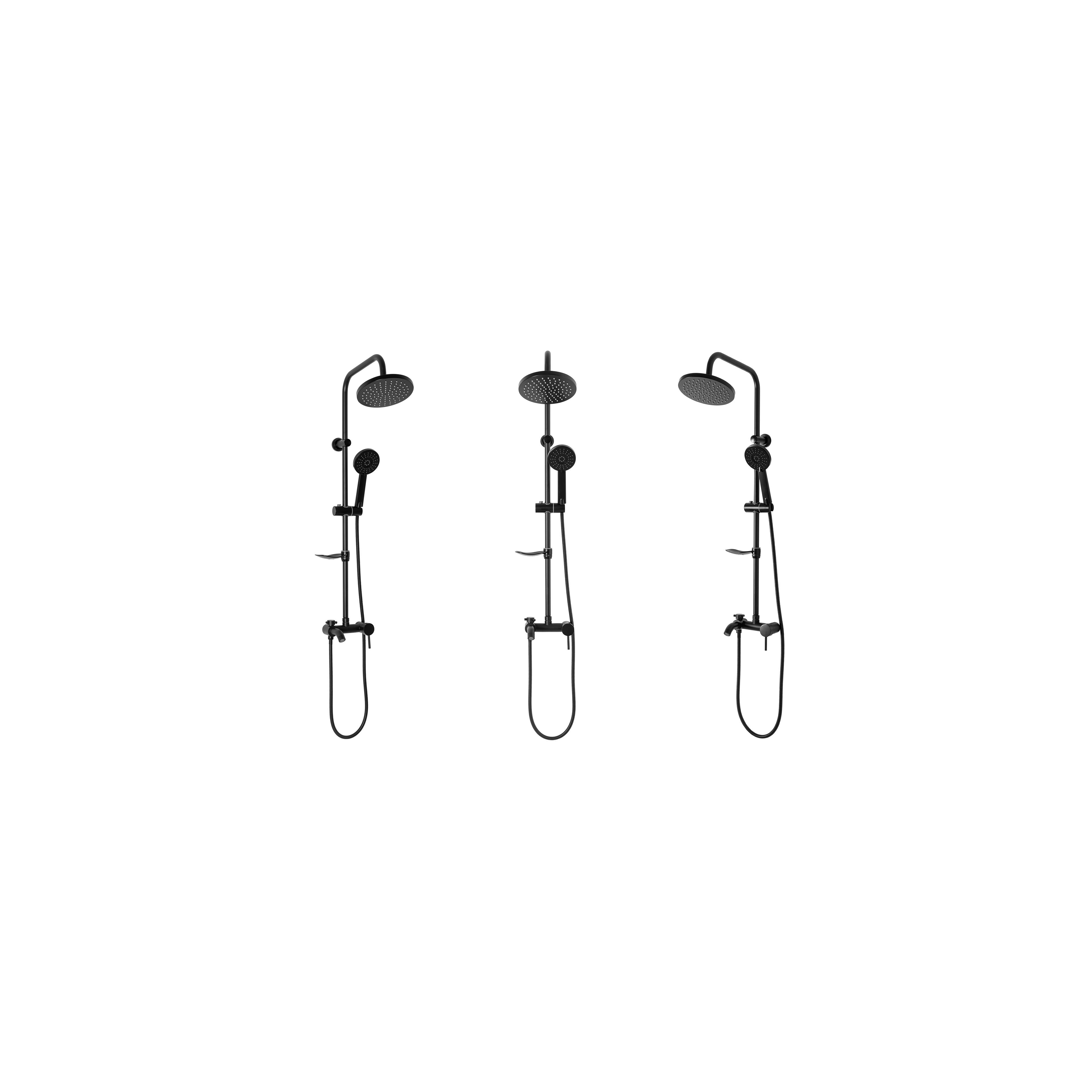 Shower set REA LUIS Black