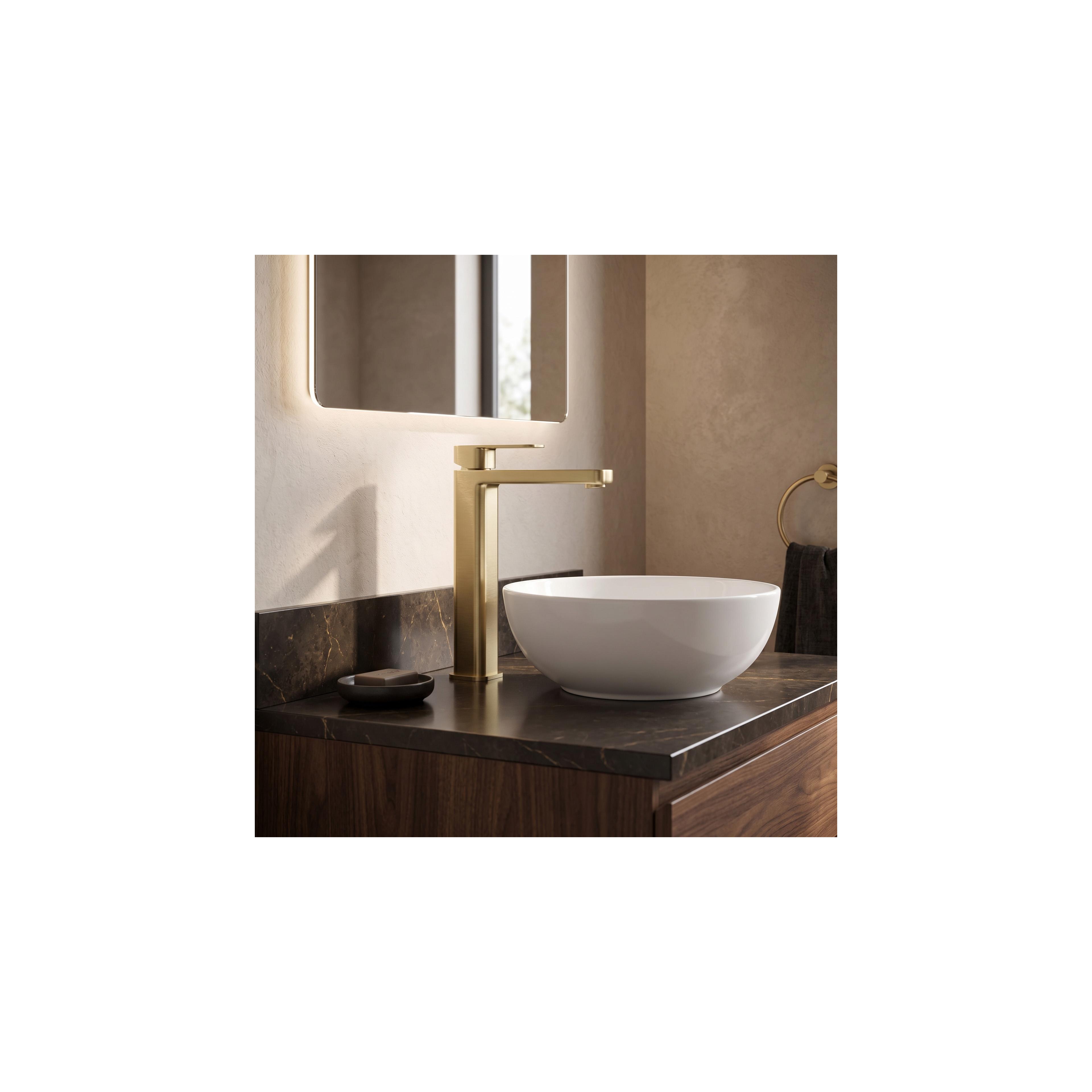 Waschbeckenarmatur Rea Arlo Brush Gold