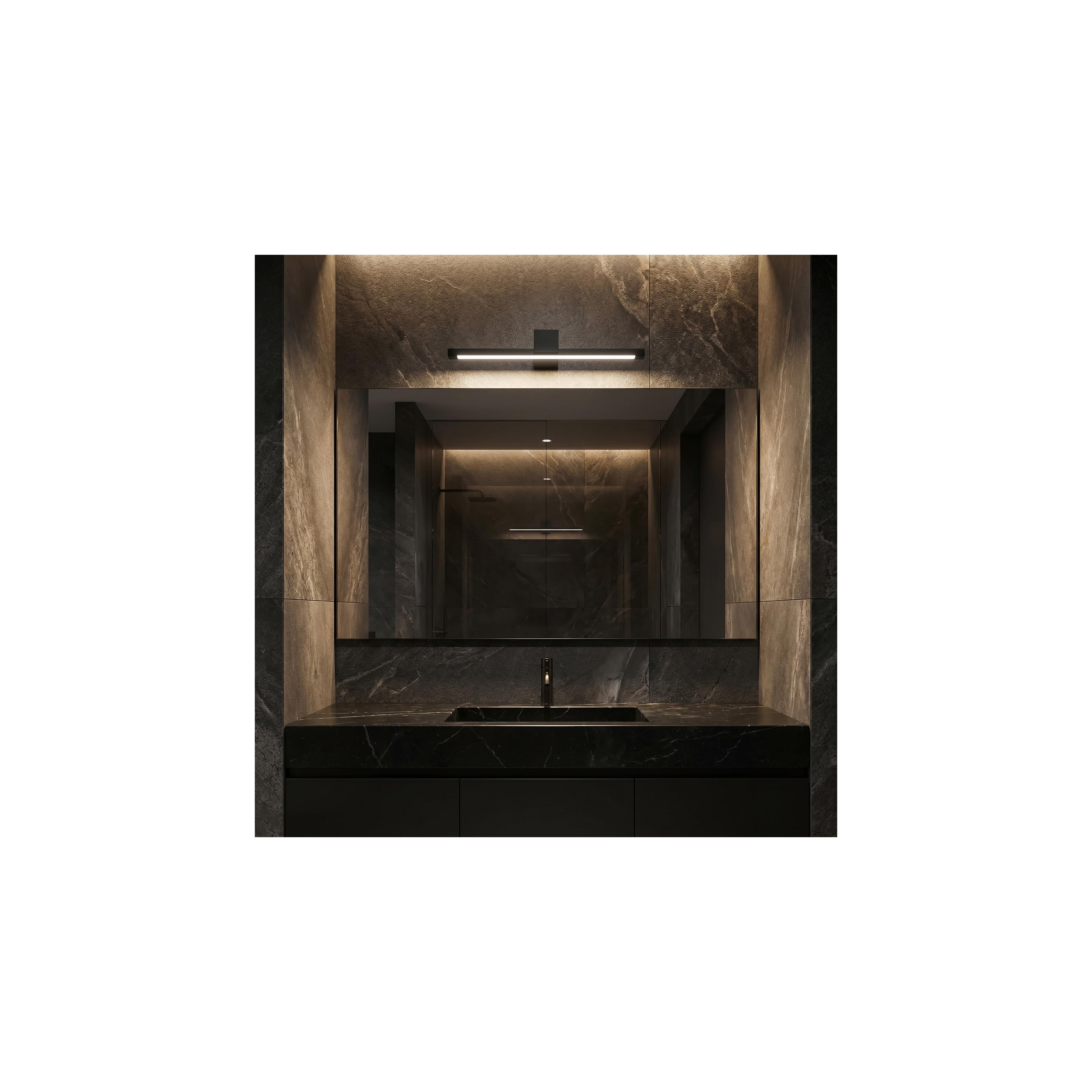 LED аплик за баня SWE049-1W 40 cm Black