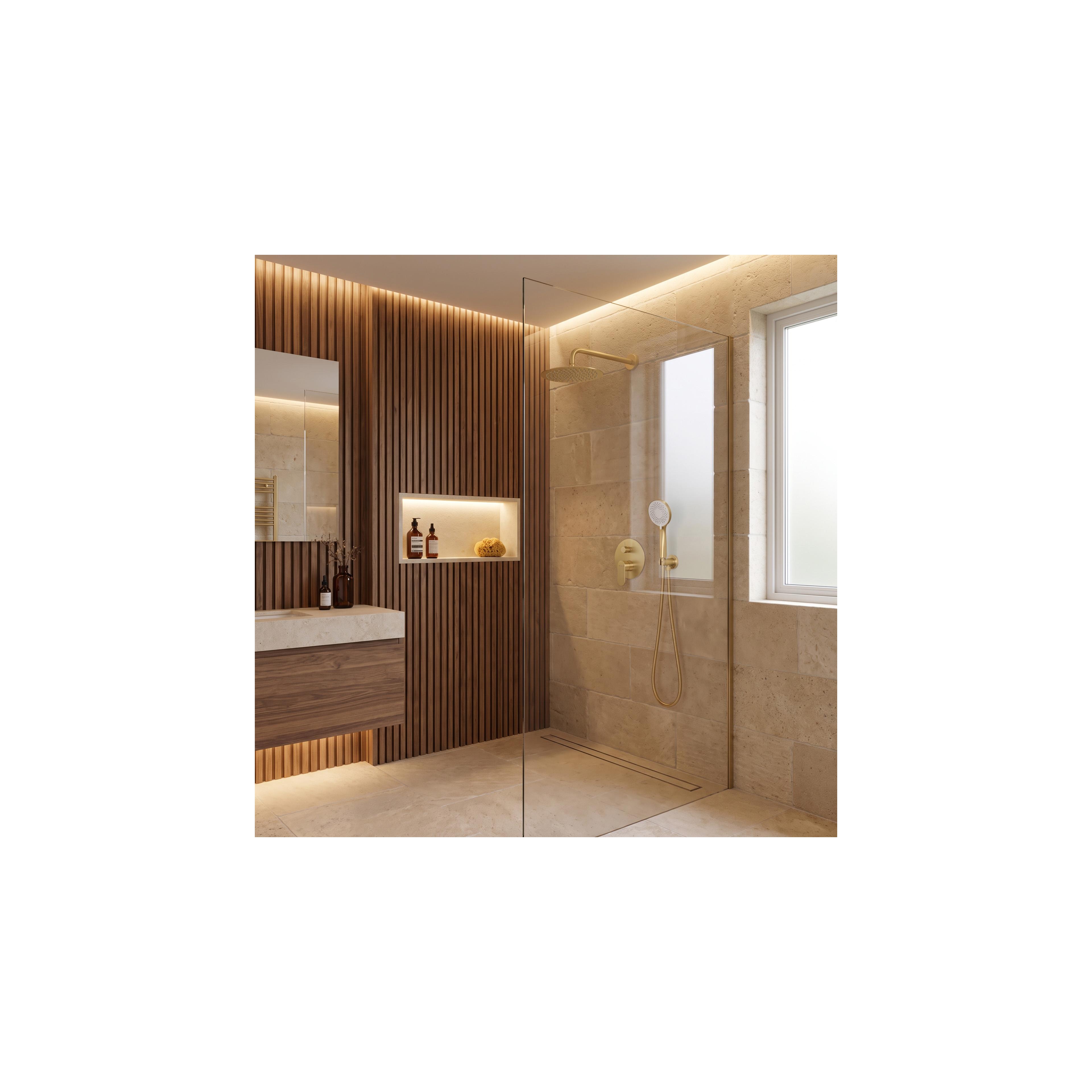 Shower system Rea Drop Brush Gold + BOX