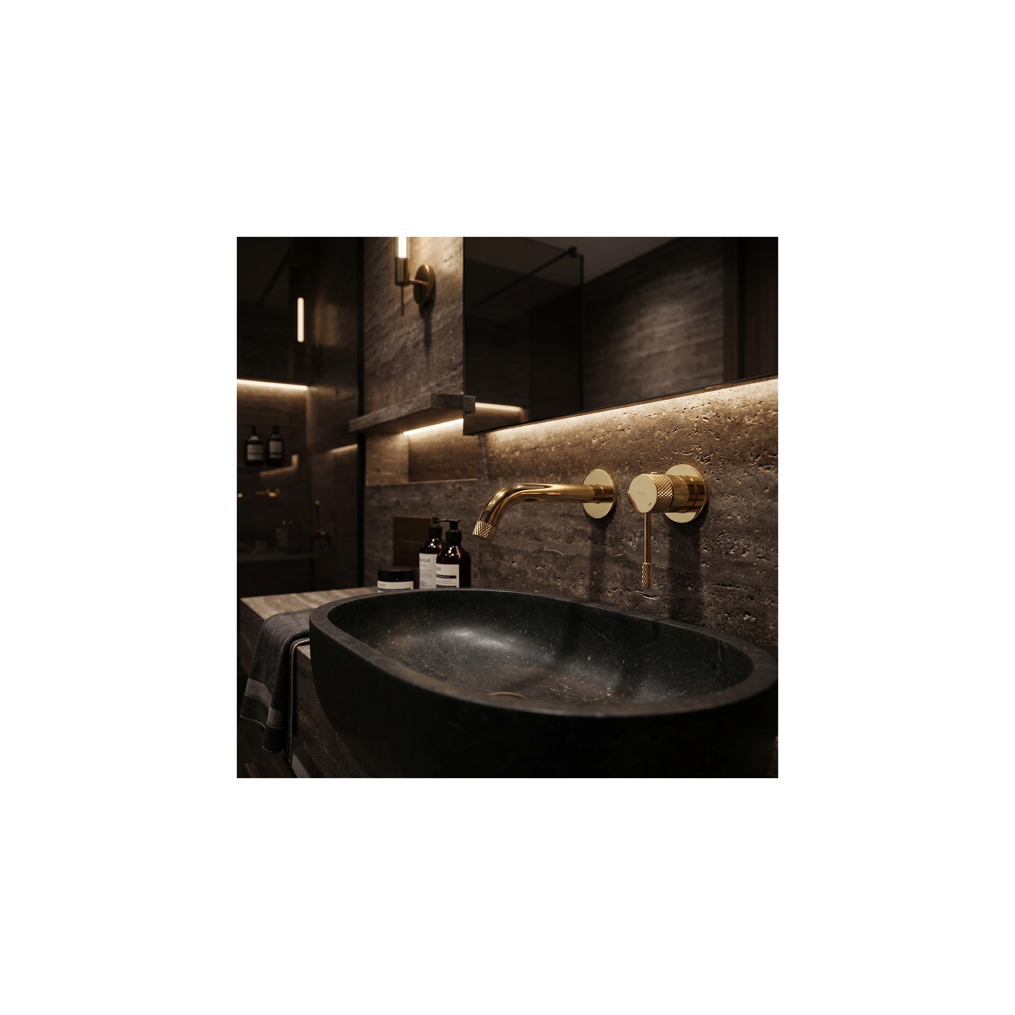 Wall Mounted faucet REA Venti Gold