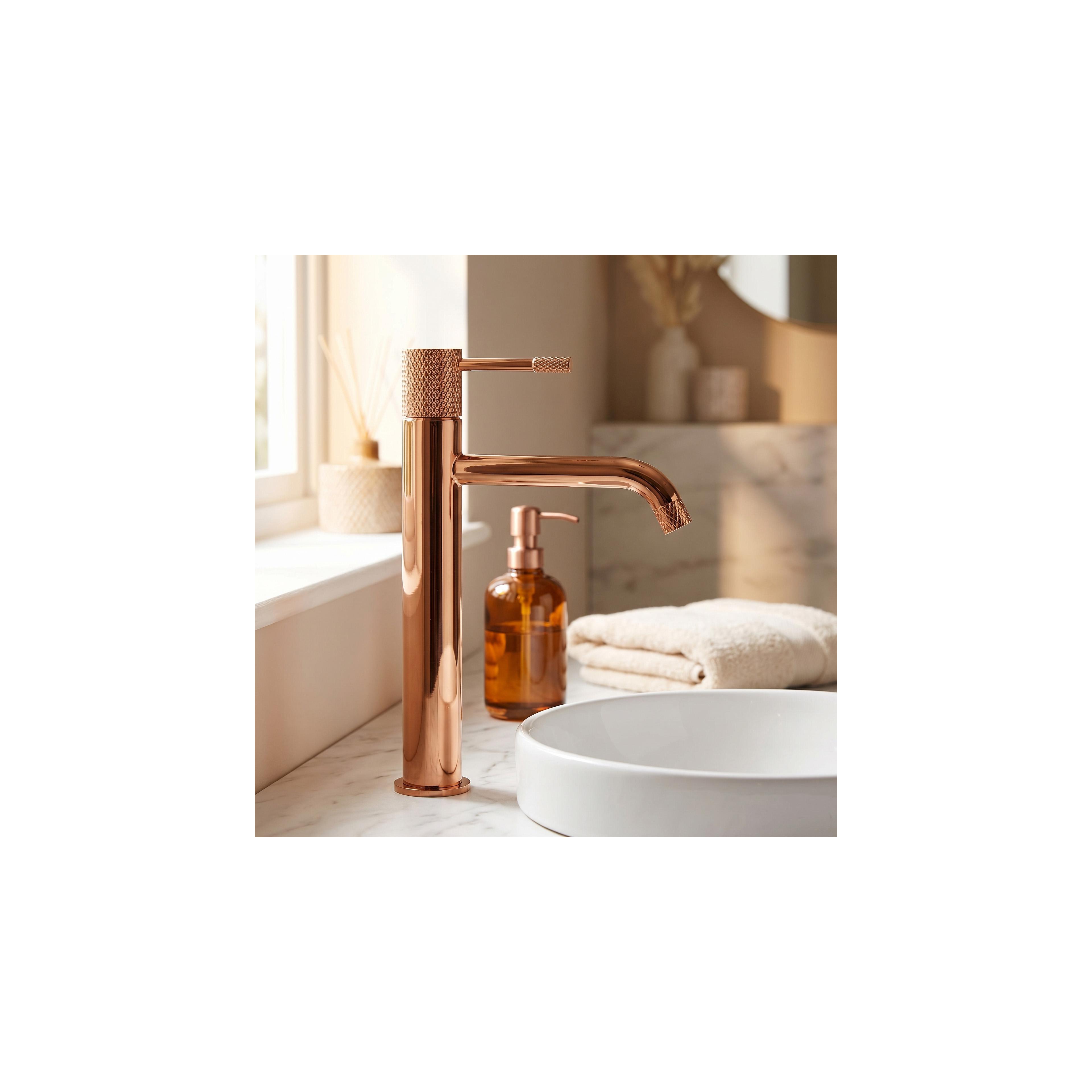 Waschbeckenarmatur Rea  Venti Copper high