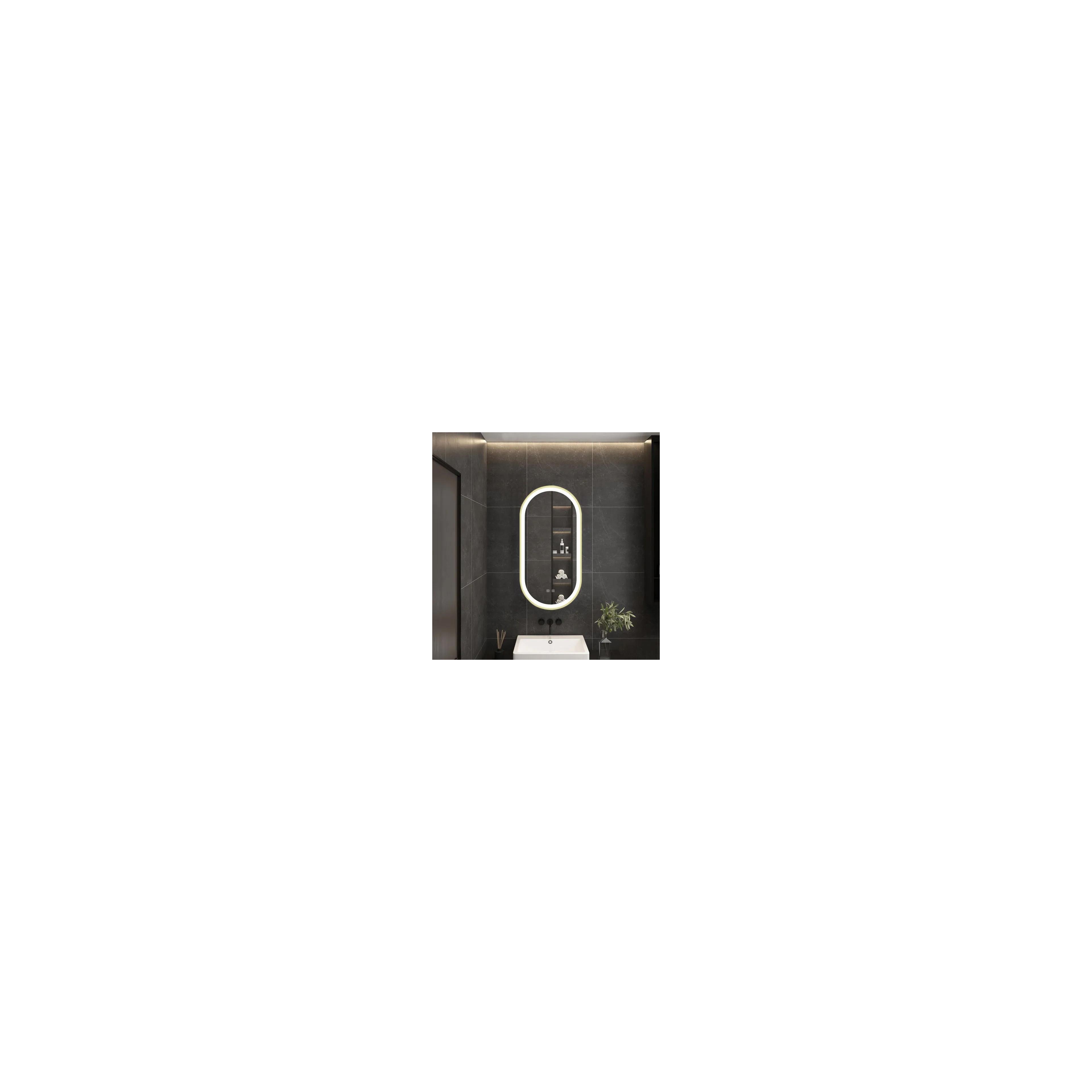 Spiegel LED OVL 50x100cm Gold