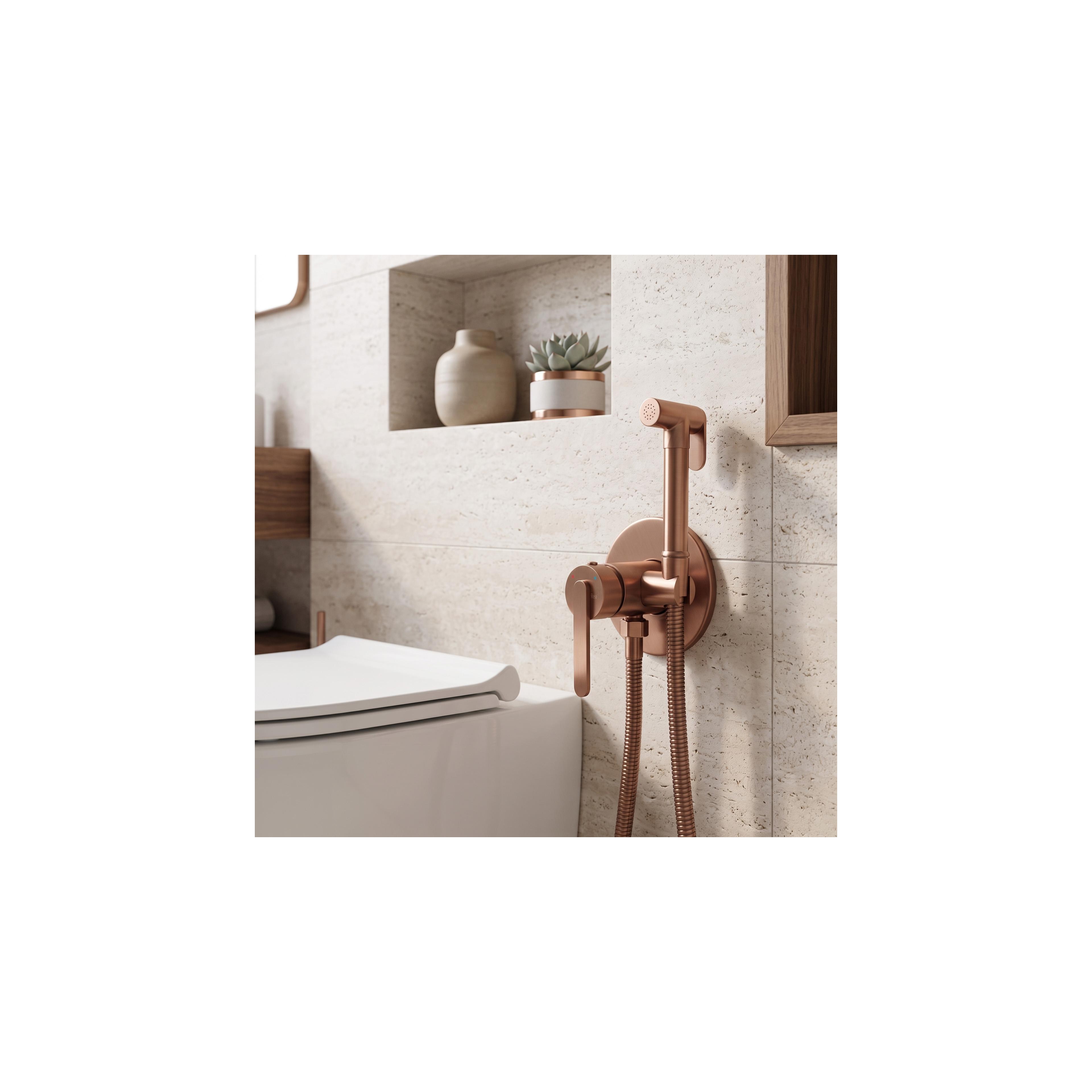 Bidet faucet Rea Ontario Brush Copper