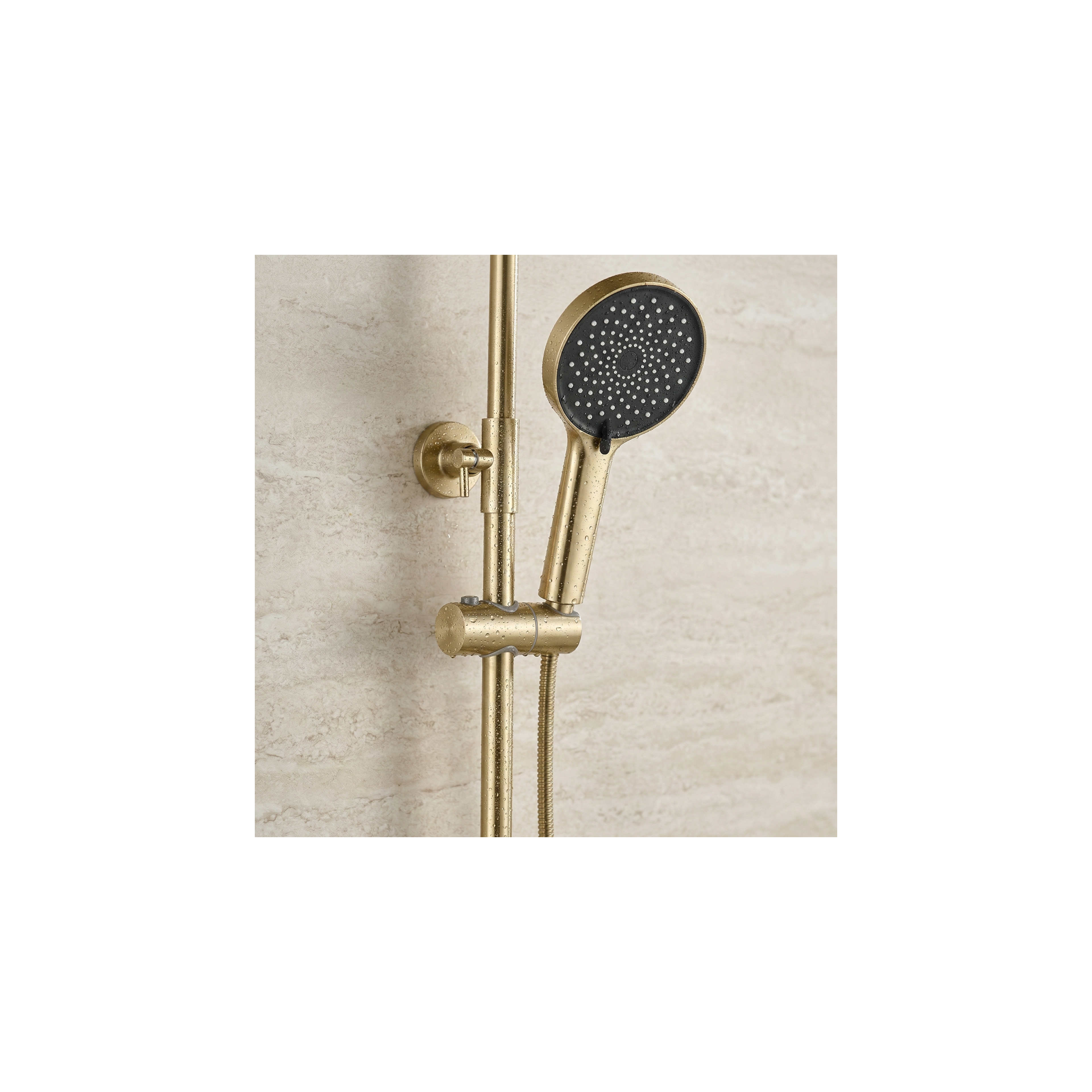 Rea Lungo Stripe Brush Gold kultainen suihkusetti