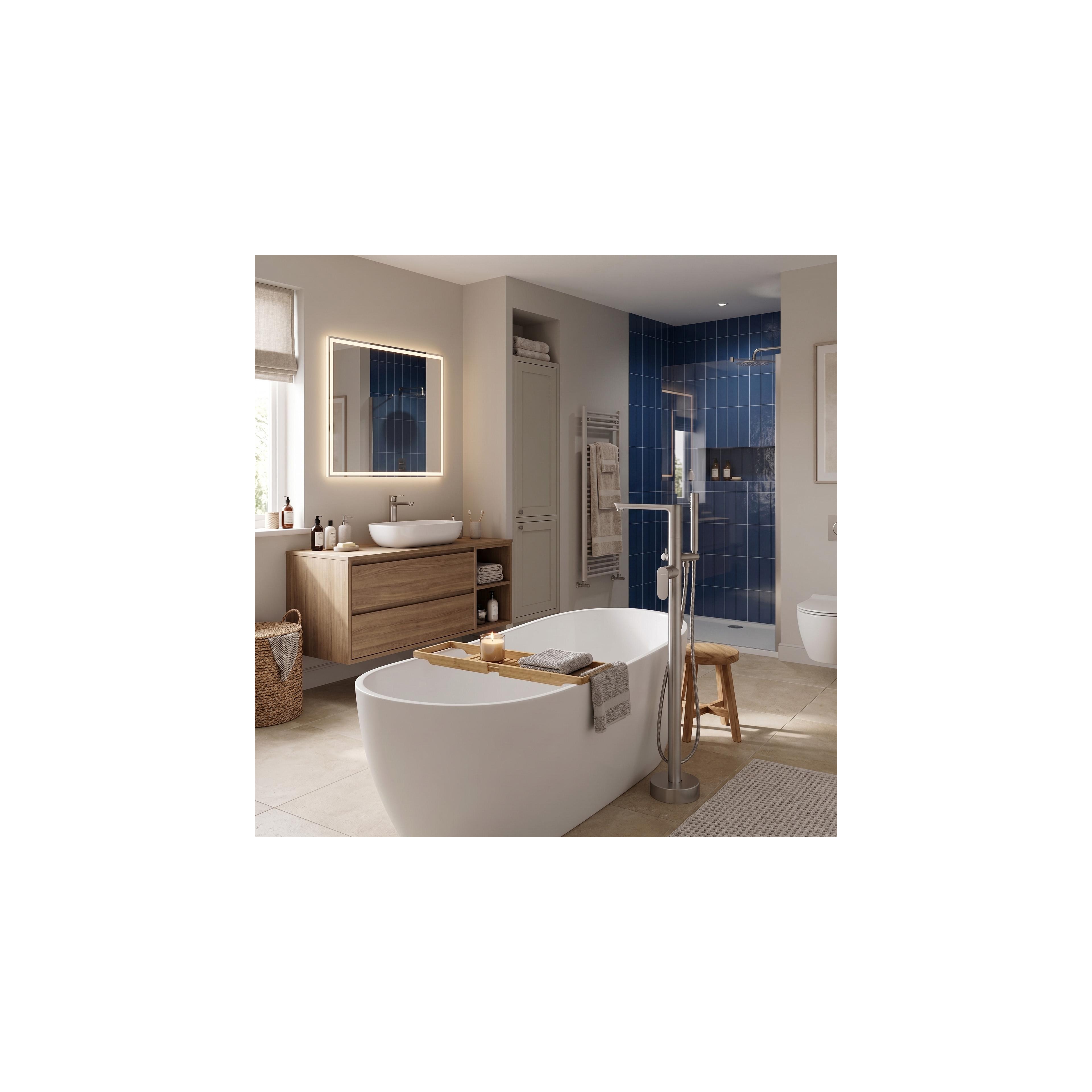 Free-standing faucet Rea Logan Brush Nickle
