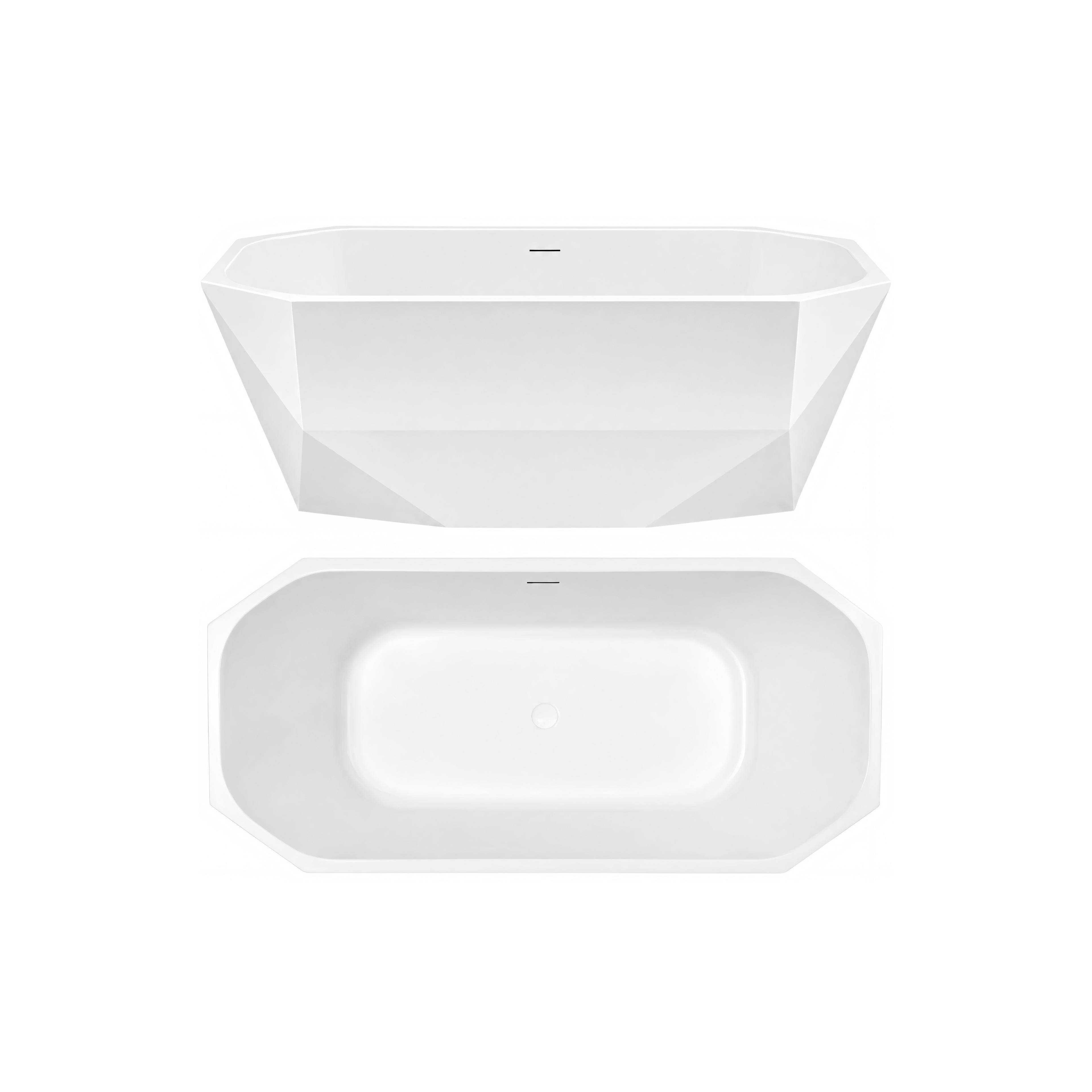 Freistehende Badewanne Rea Diamanti 170