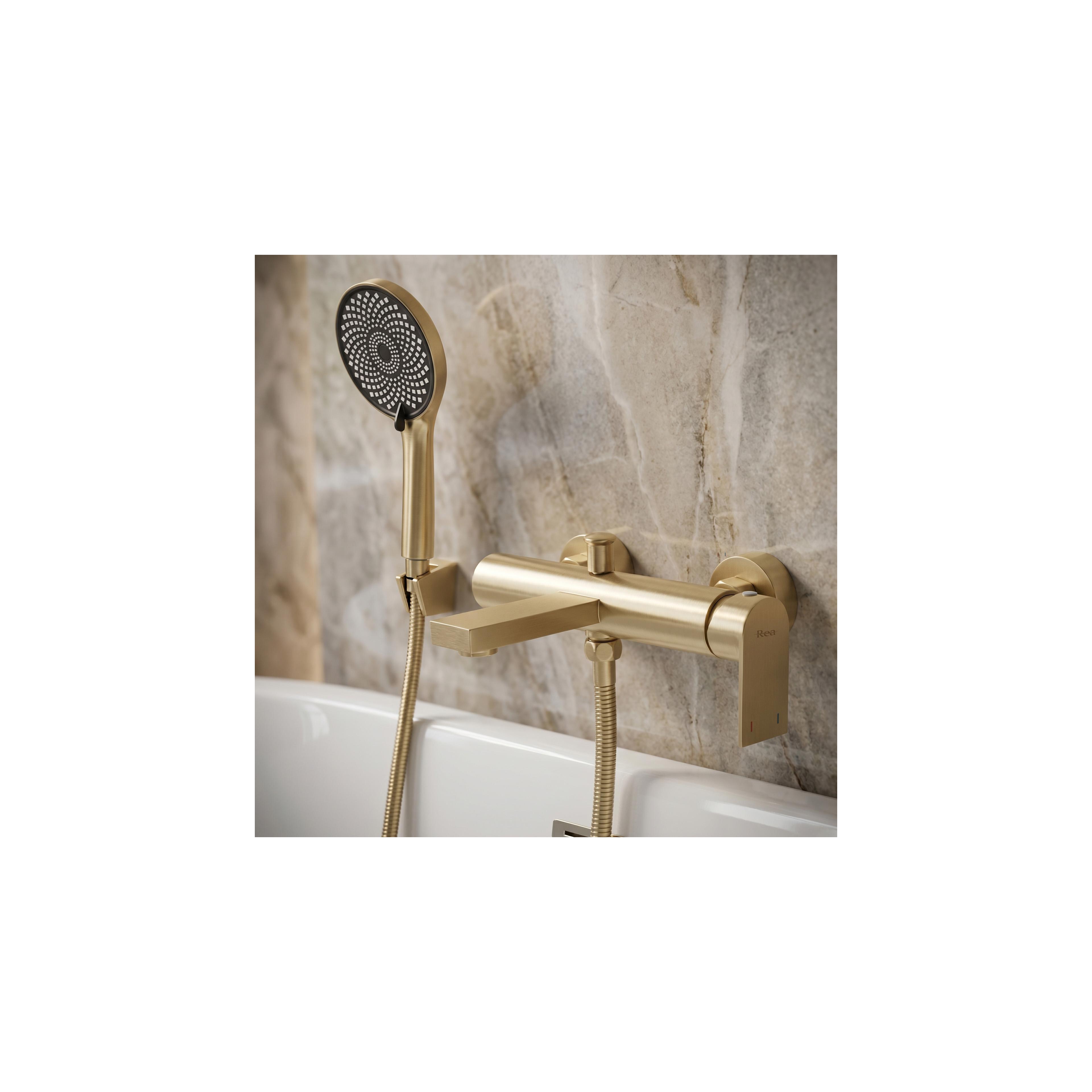 Badewannenarmatur REA Hunter Brush Gold