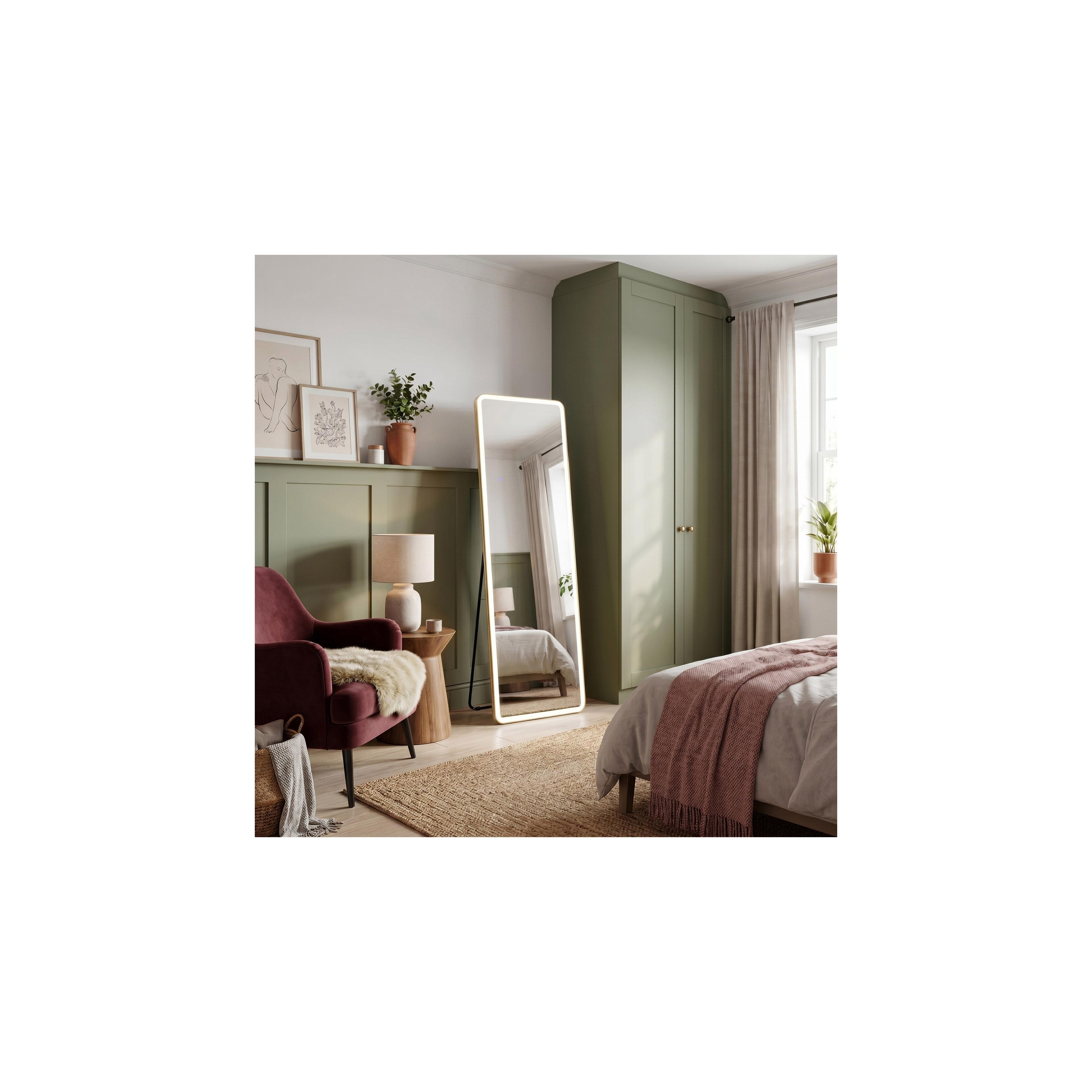 Spiegel LED Classico 50x160cm Brush Gold