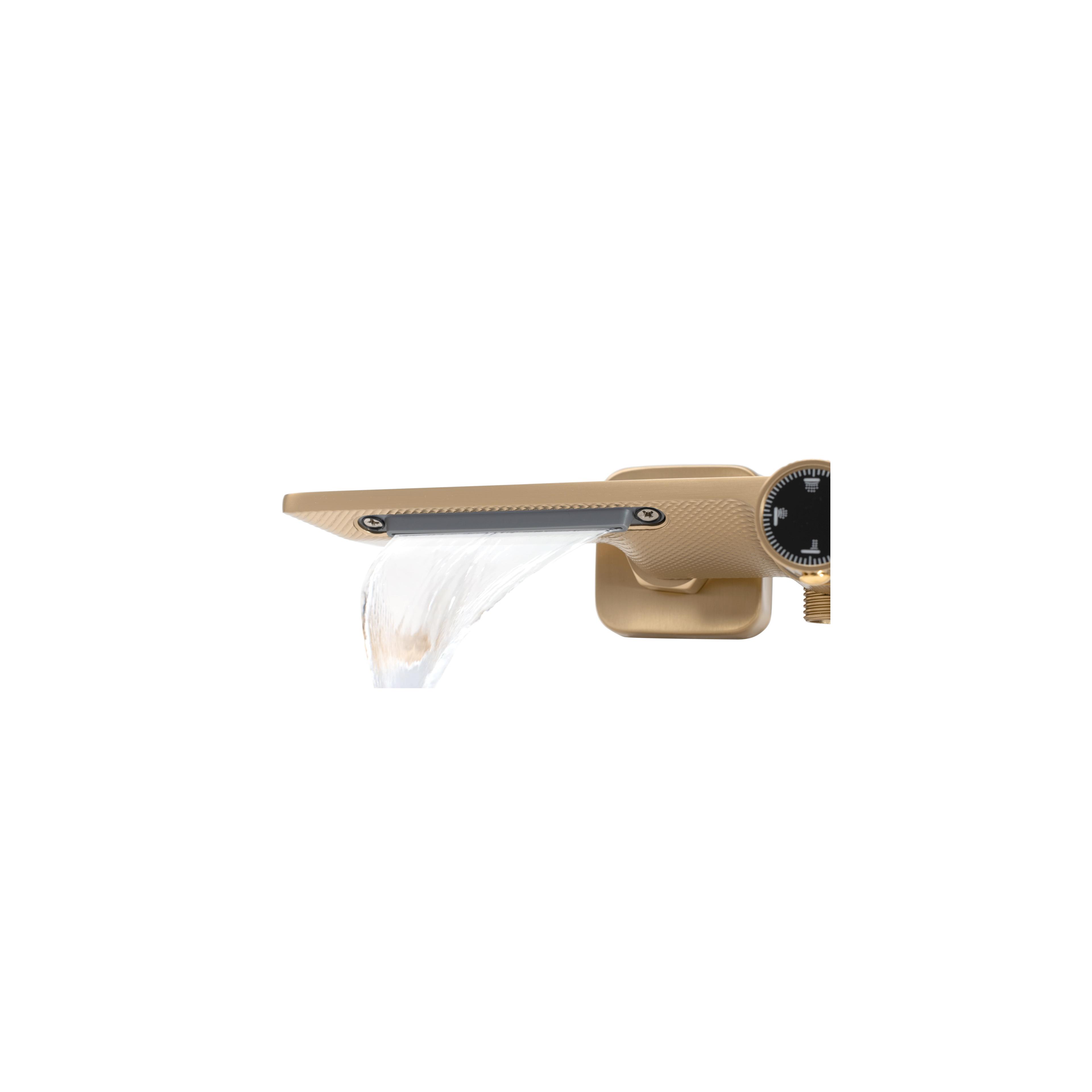 Душова стійка REA HELIX Brush Gold