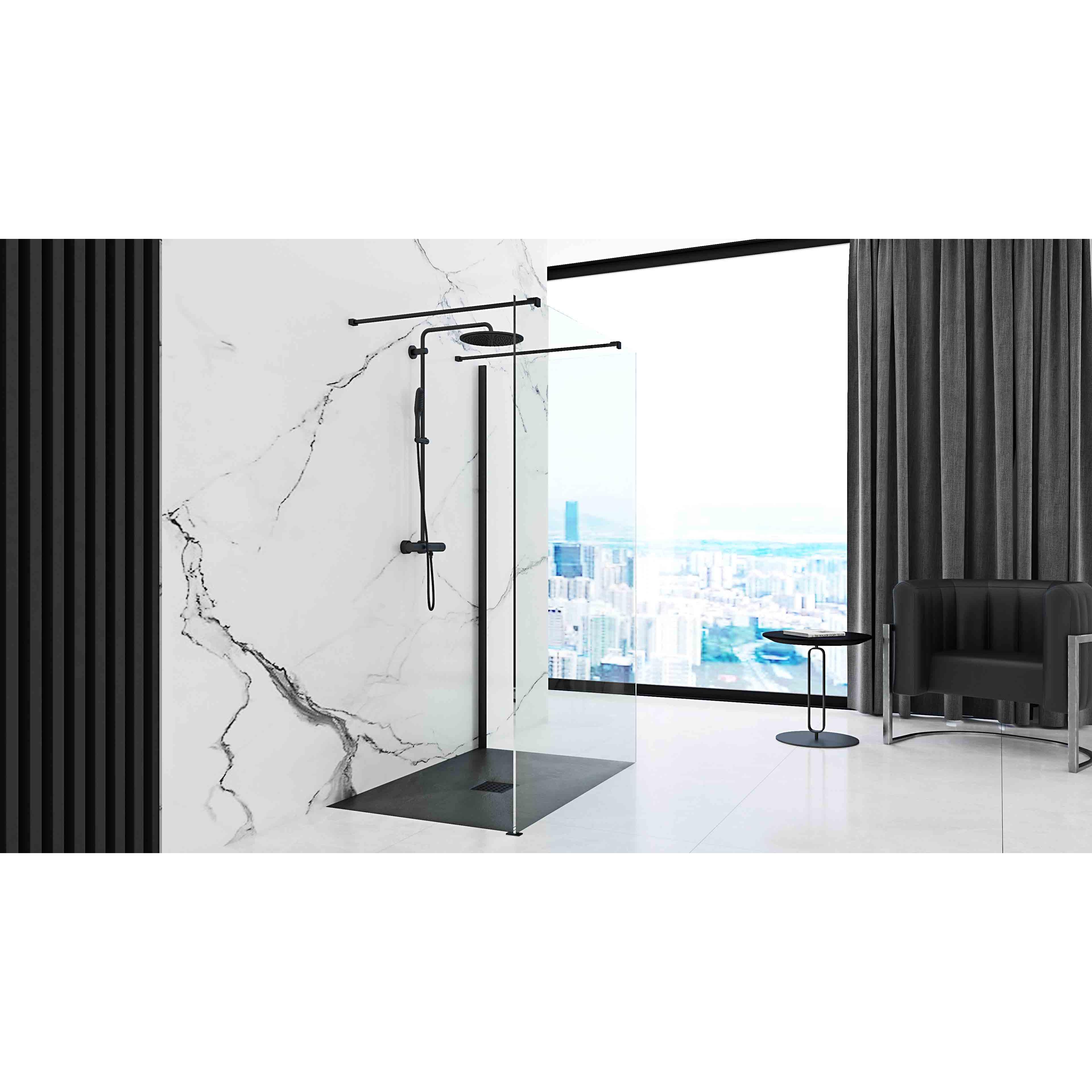 Tuš kada Black Rock 90x120