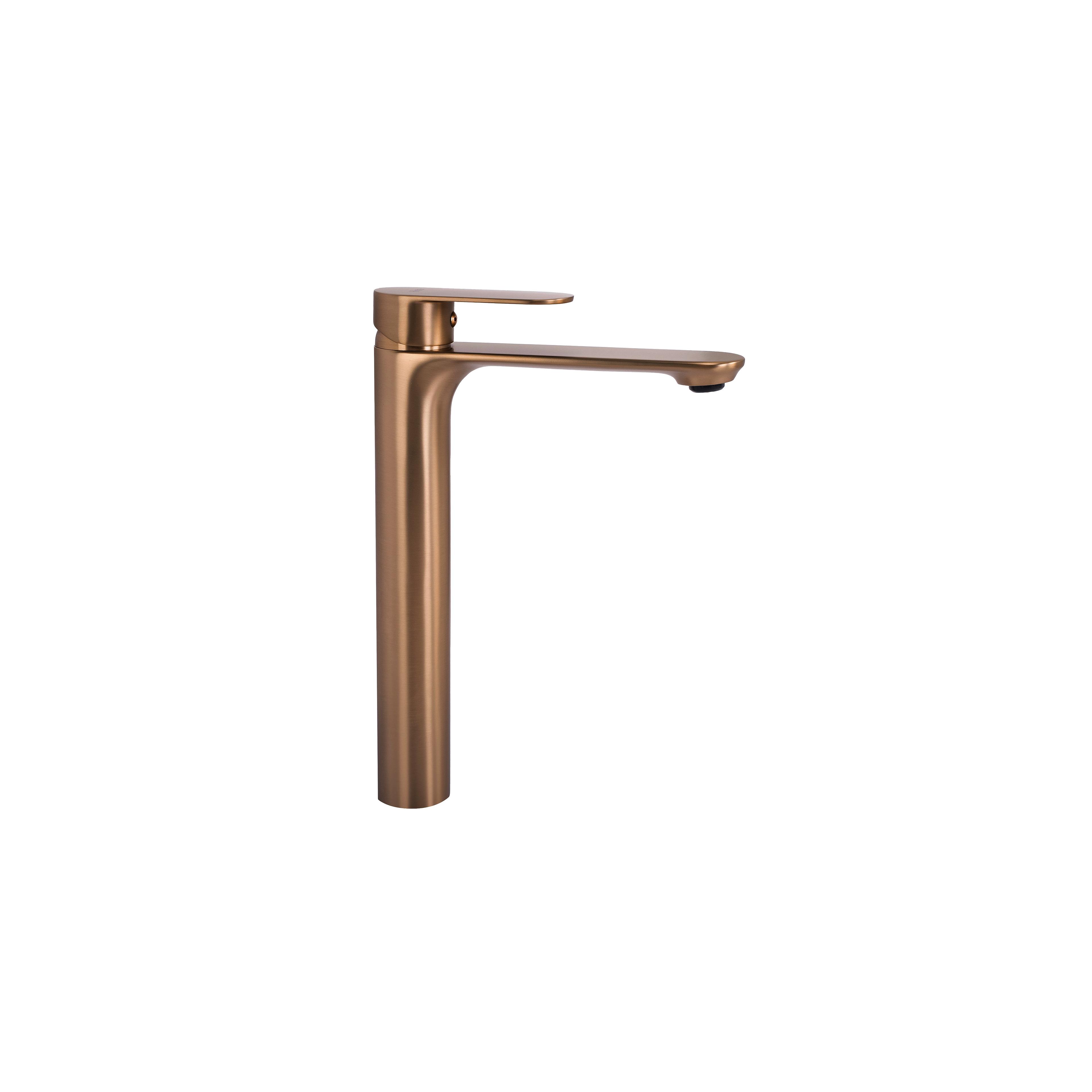 Waschbeckenarmatur Rea Drop Brush Copper High