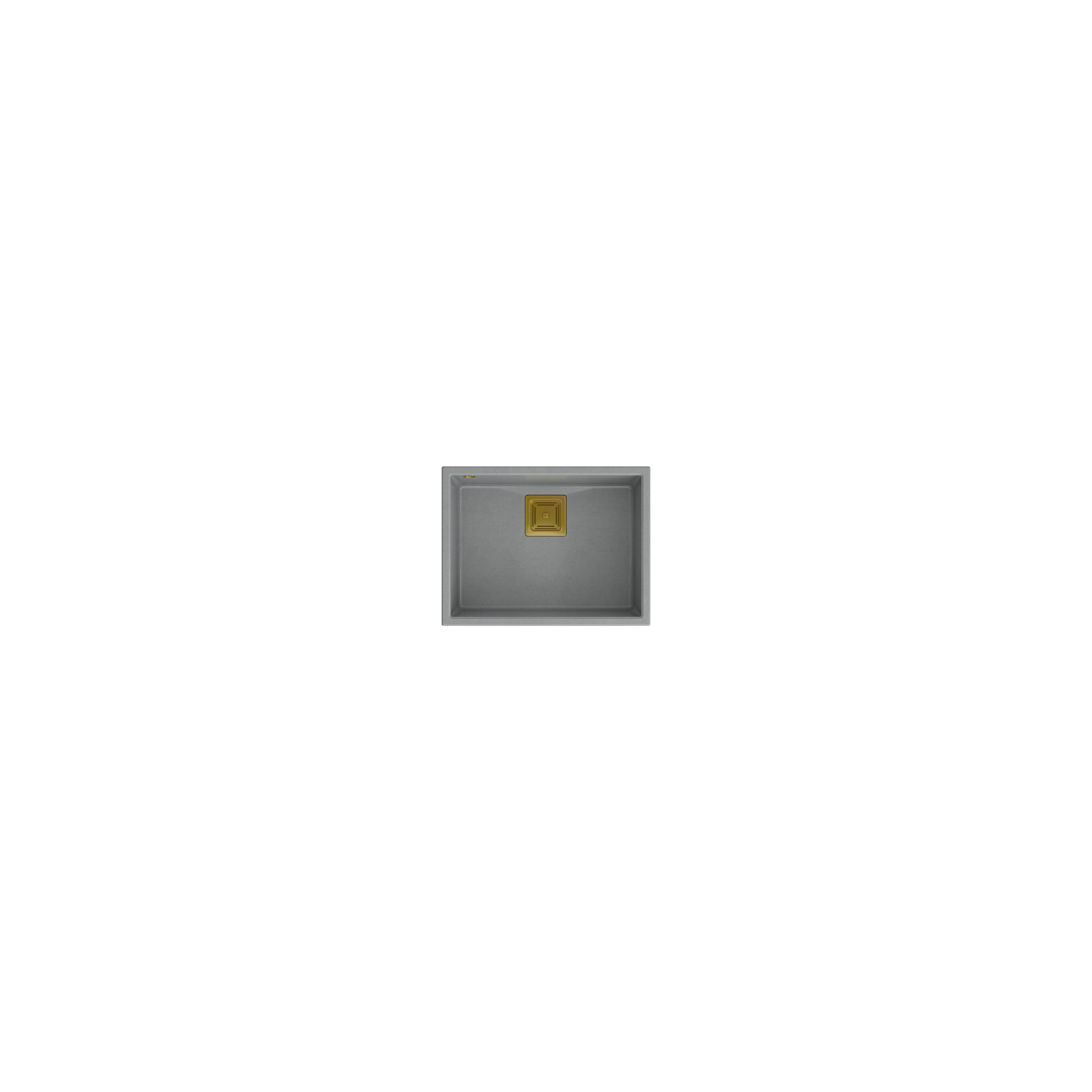 Granitspülbecken DAVID 50 Grey Metallic