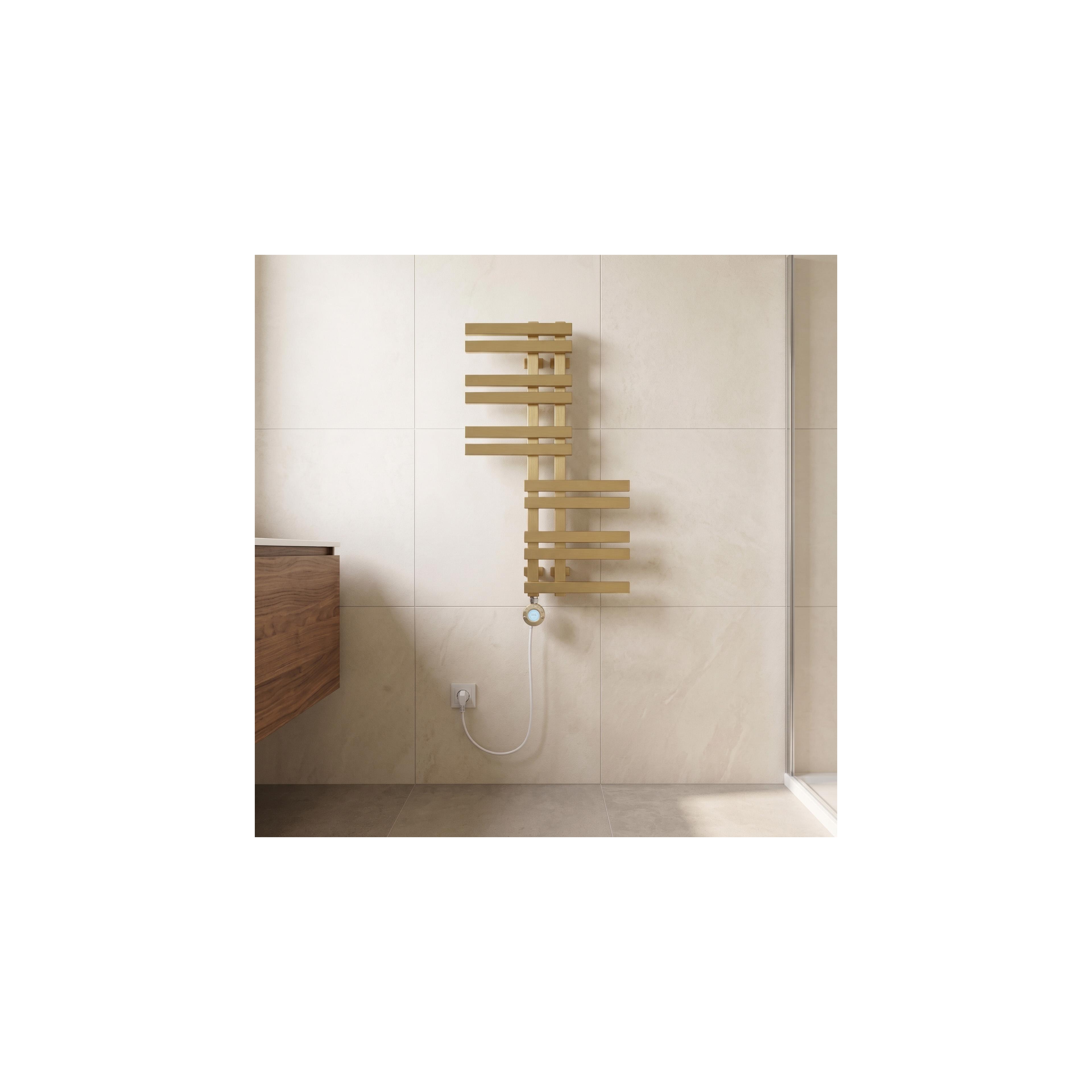 GRZEJNIK ELEKTRYCZNY REA RIDO 90X50 BRUSH GOLD