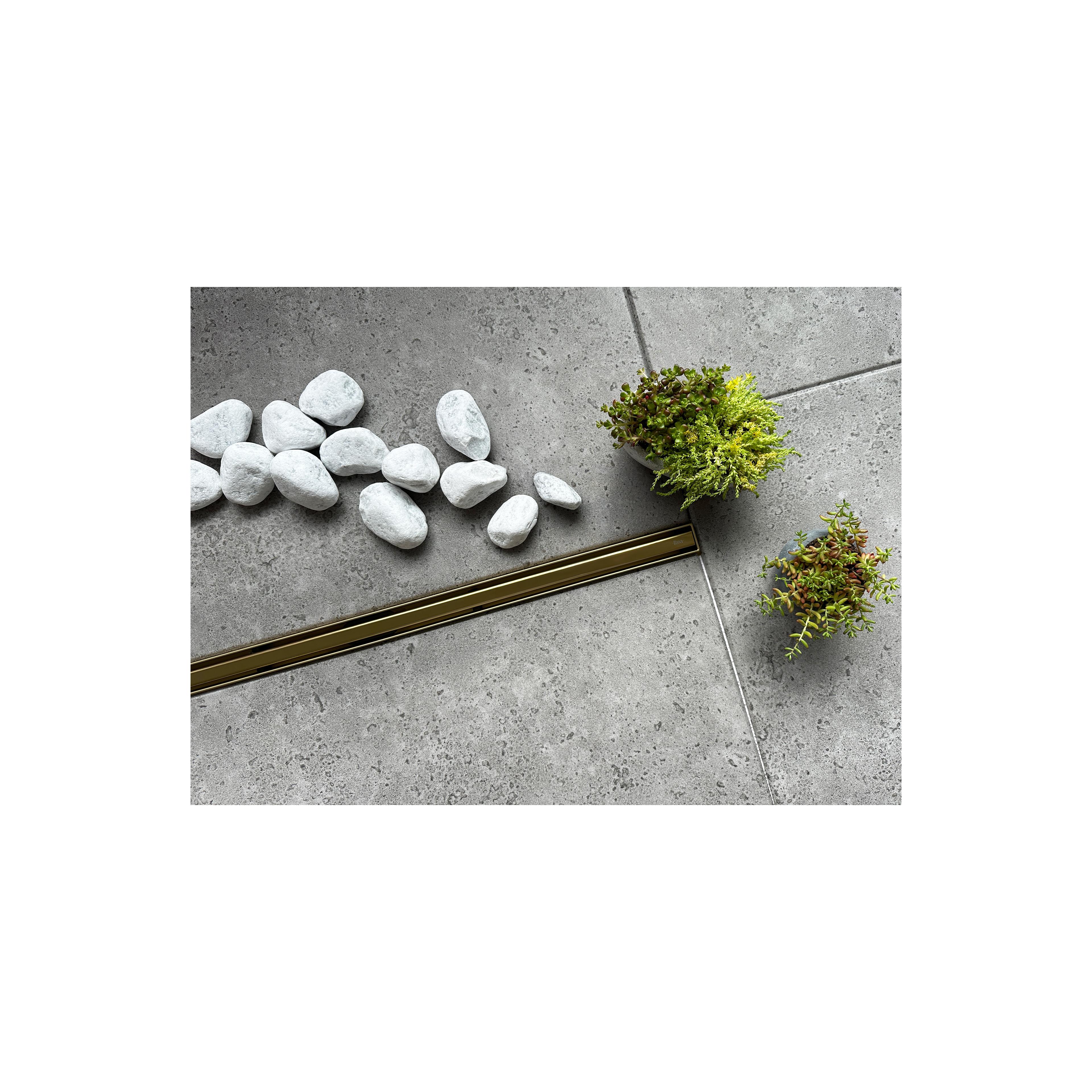 Linear drainage REA Neox Slim pro Gold 90