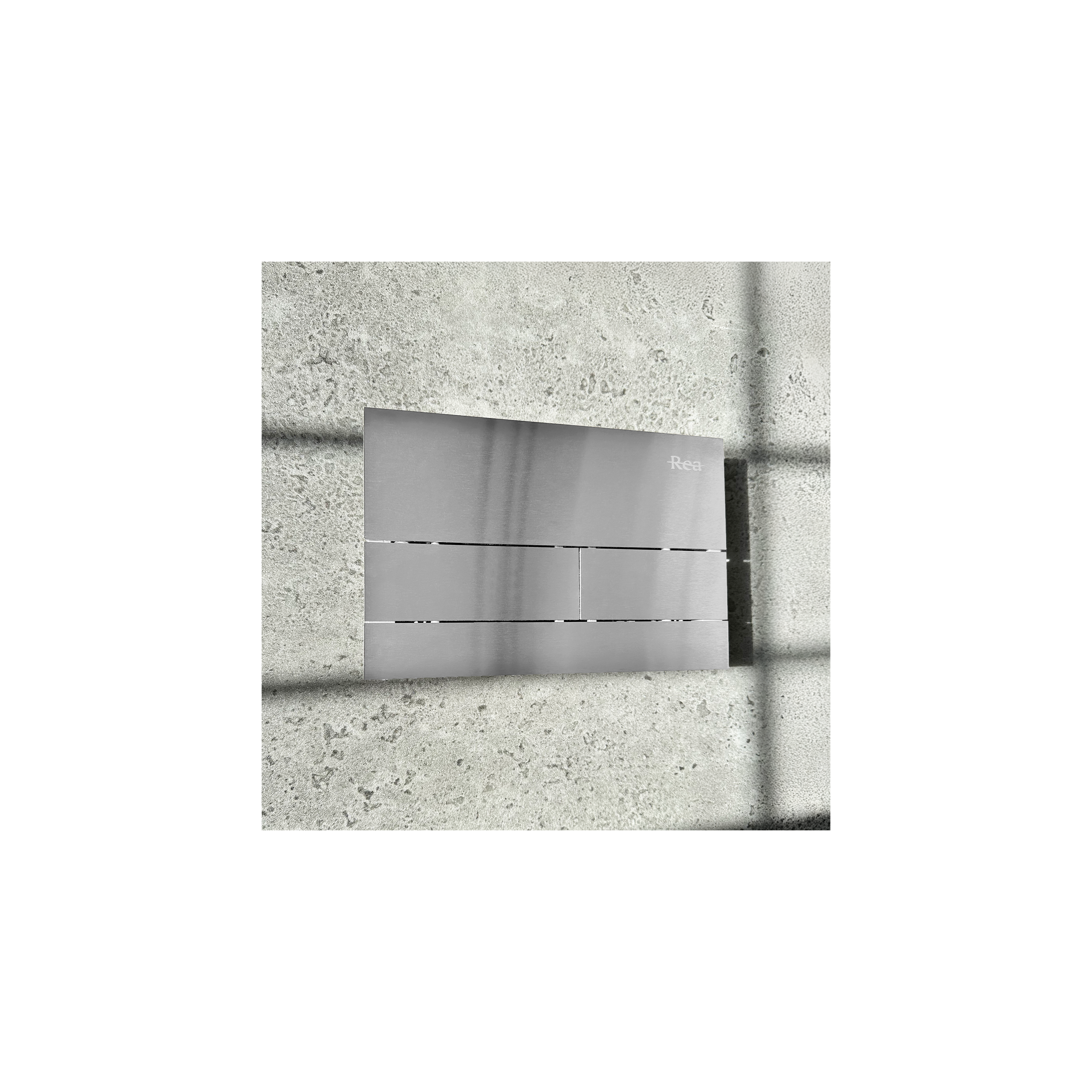 WC öblítő gomb K011A-Q és Slim024N Rea T Brush Steel