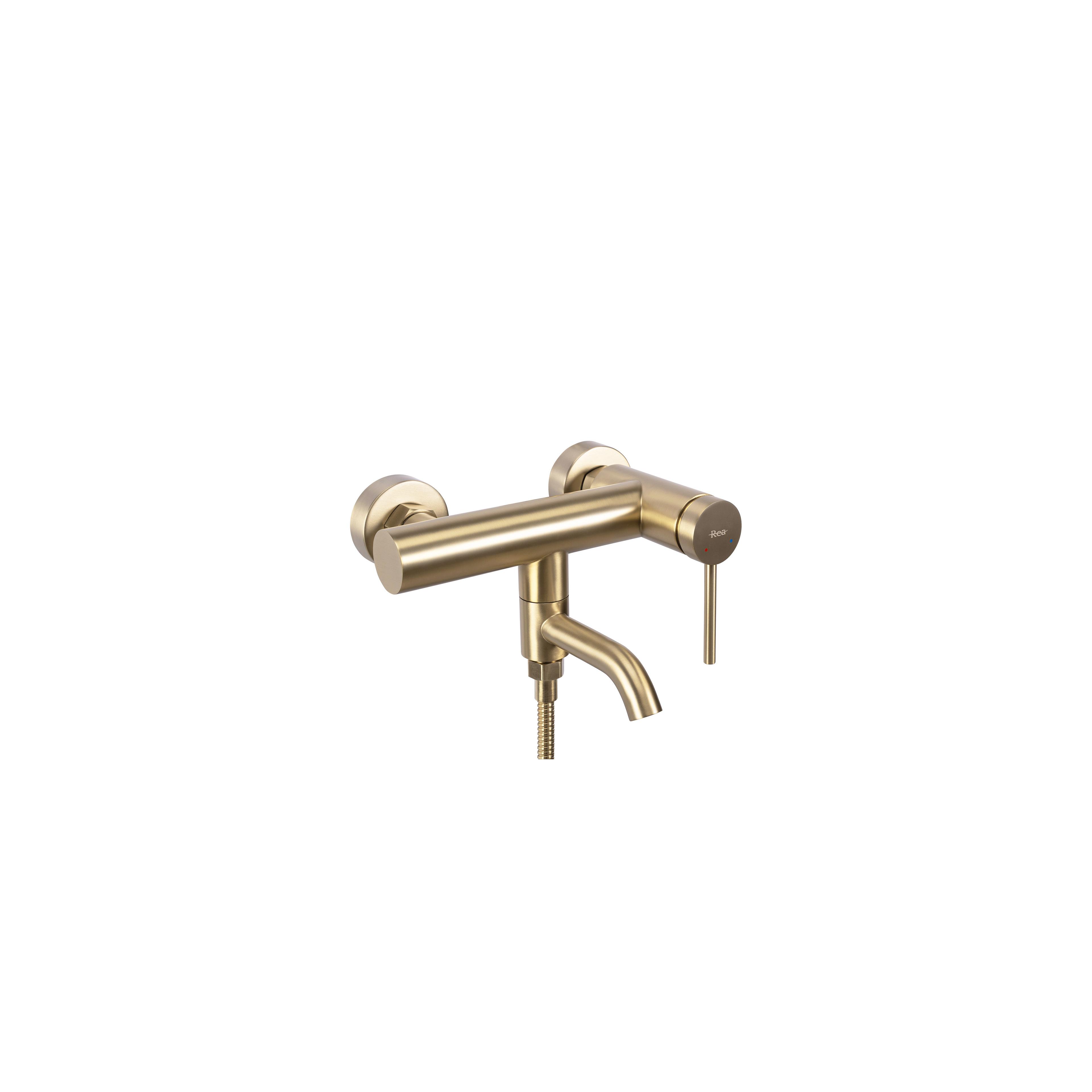 Wannenarmatur REA Clif Brush Gold