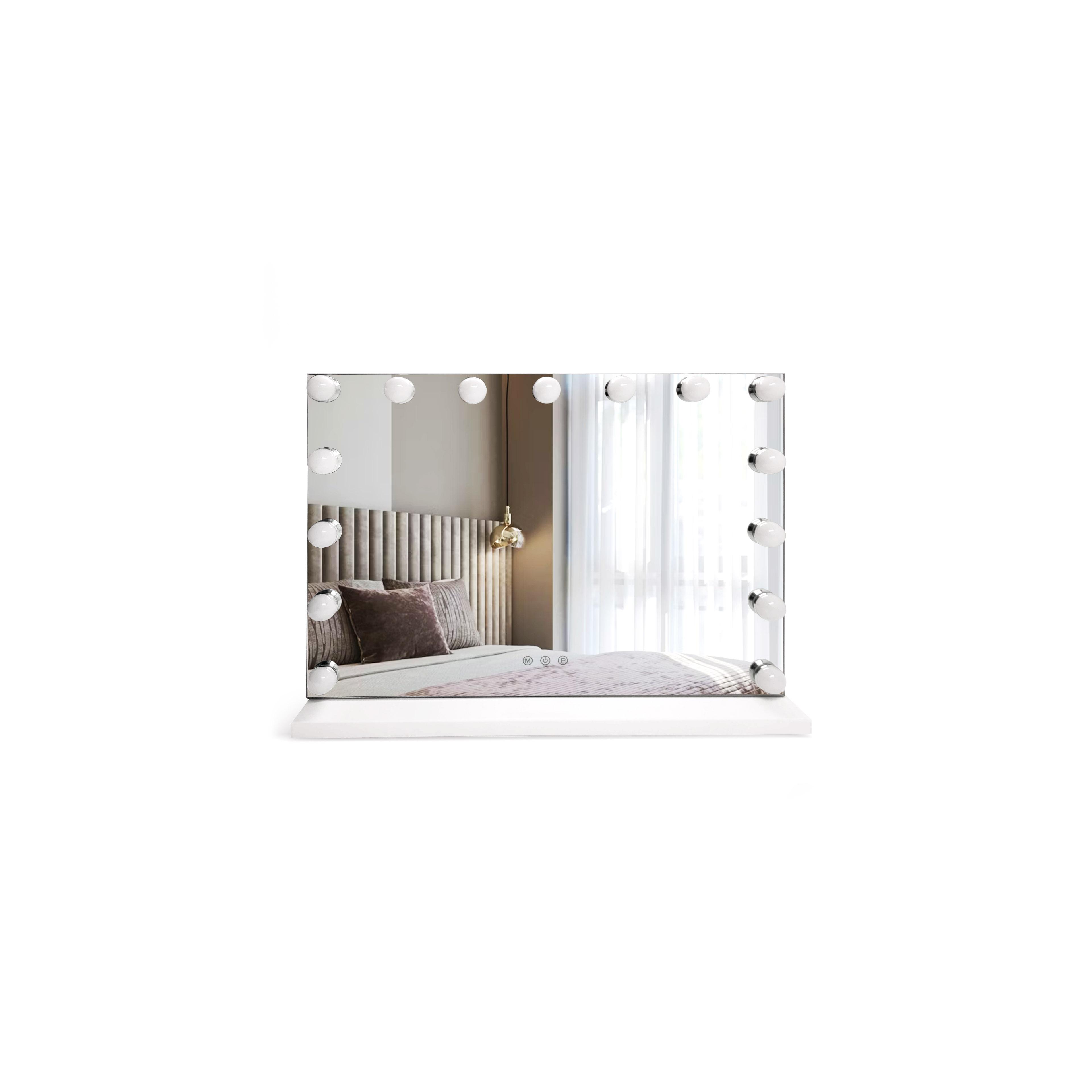 Spiegel LED HOLLYWOOD White