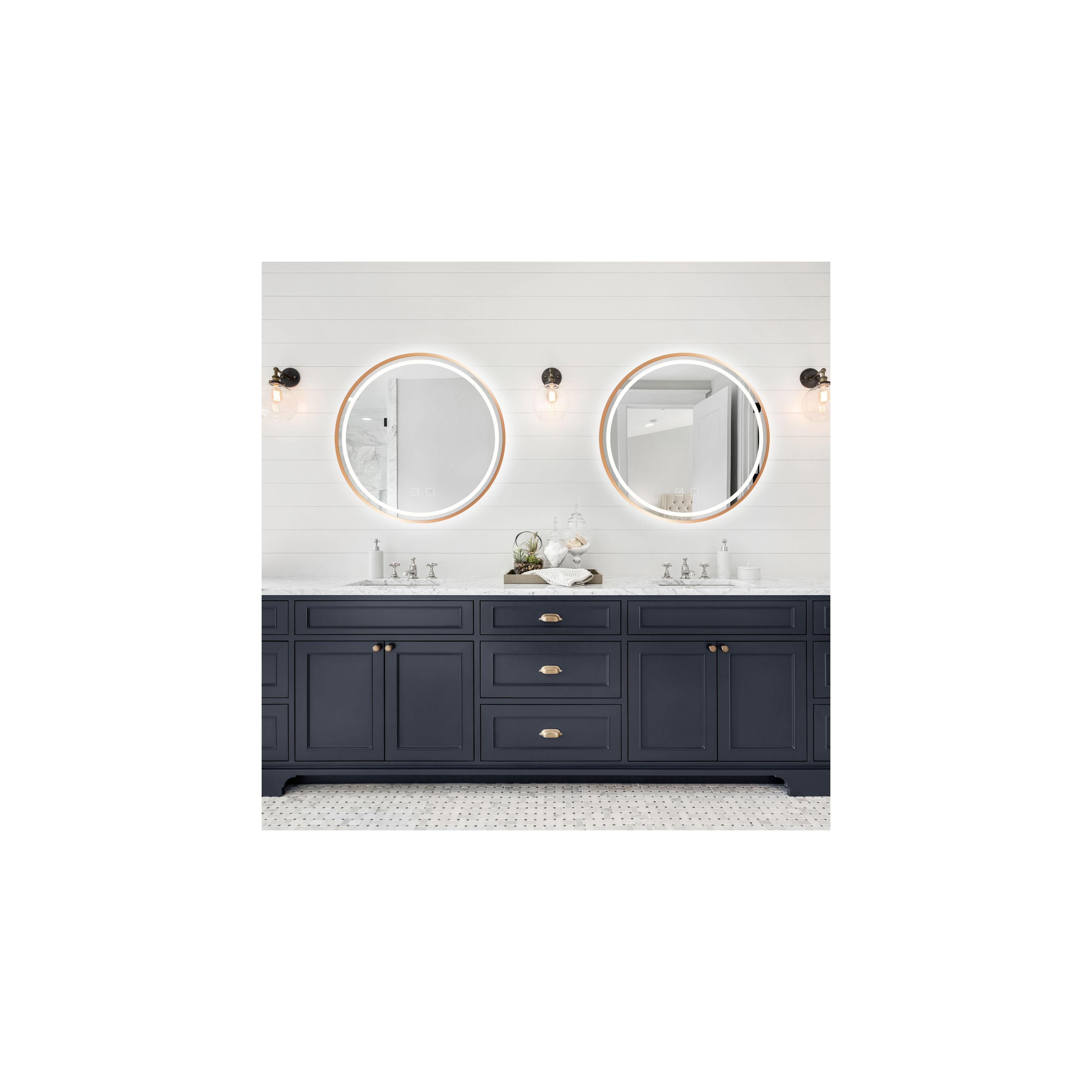 Mirror LED 50cm MMJ BRUSH COPPER