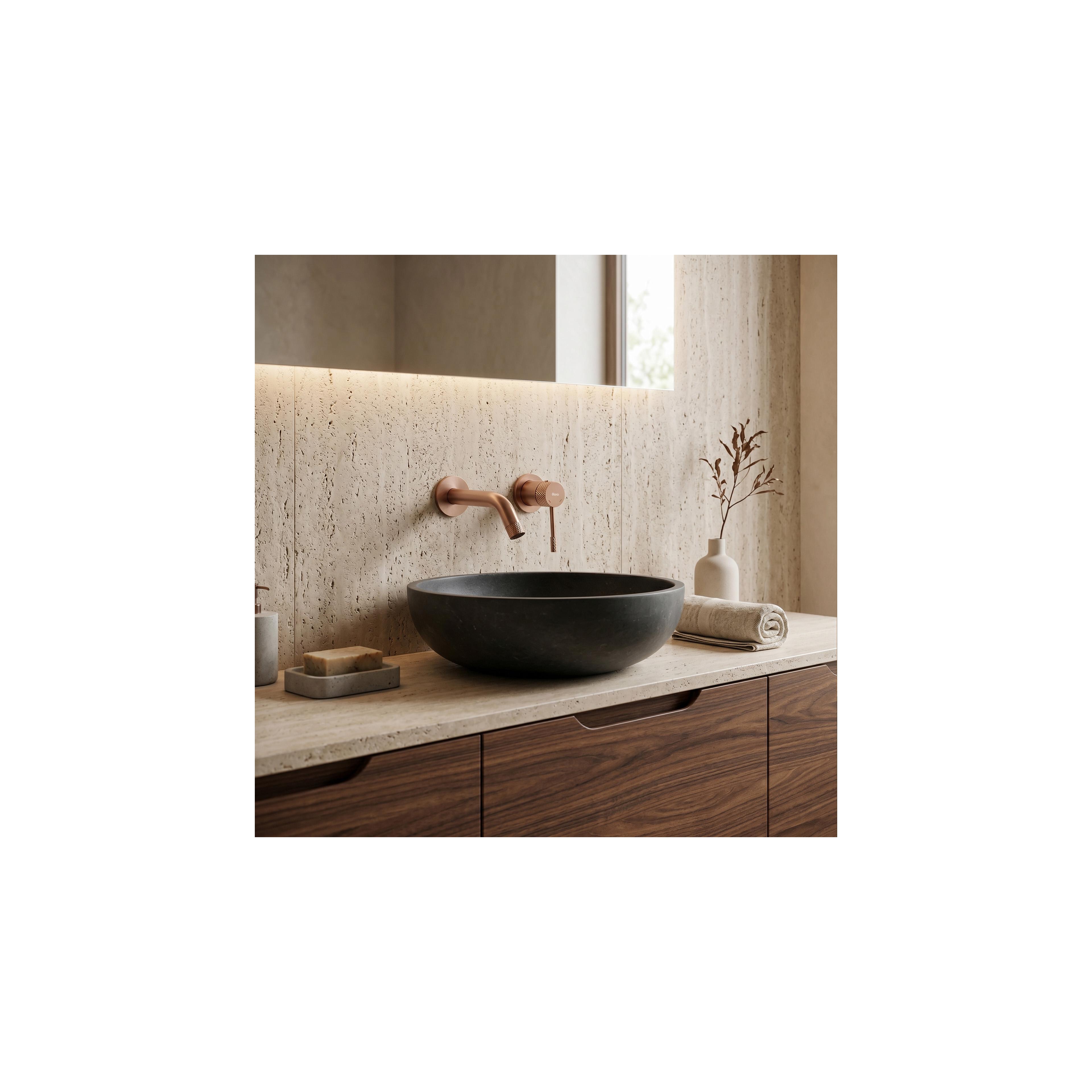Wall Mounted faucet REA Venti Brush Copper