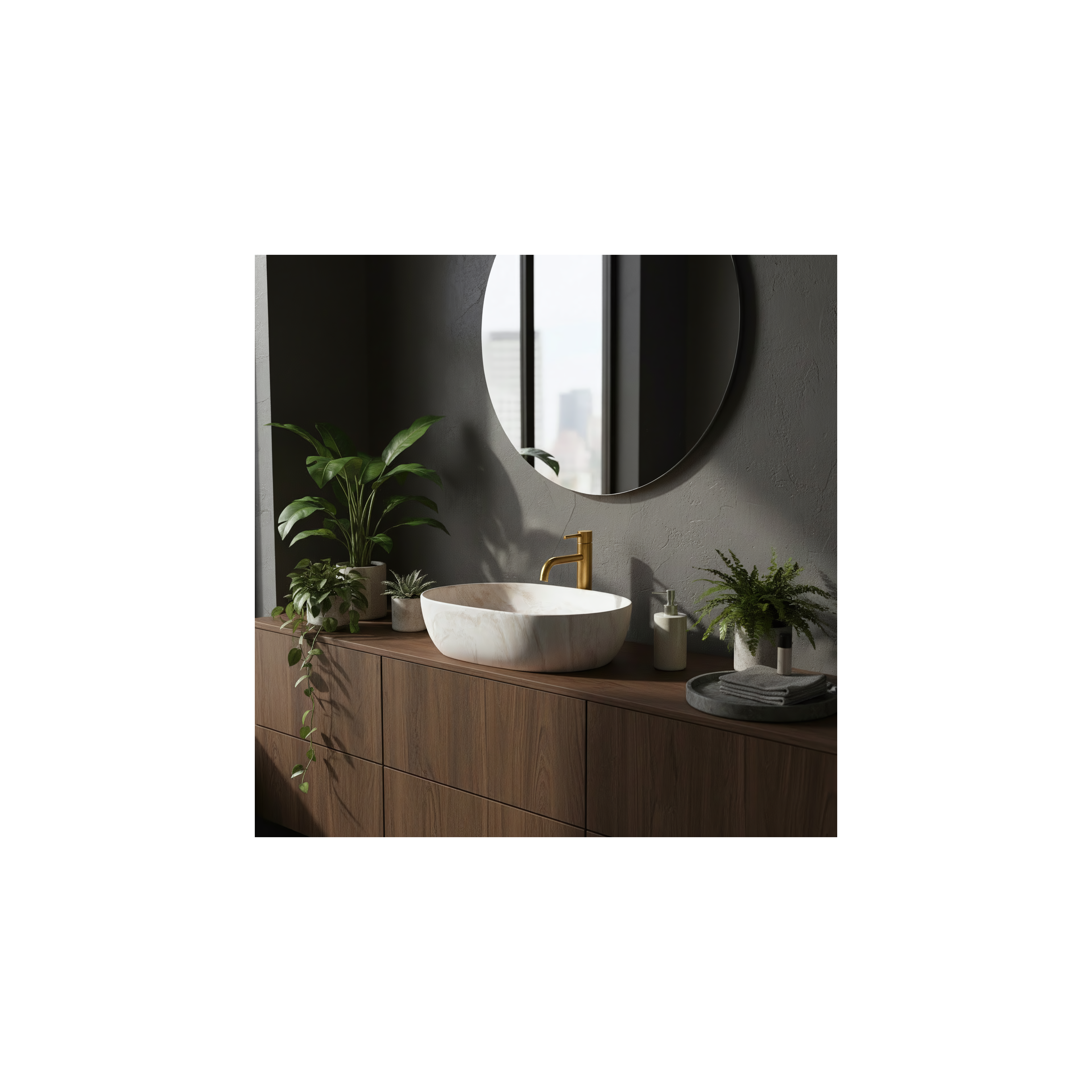 Aufsatzwaschbecken Rea Amelia Kallisto 48