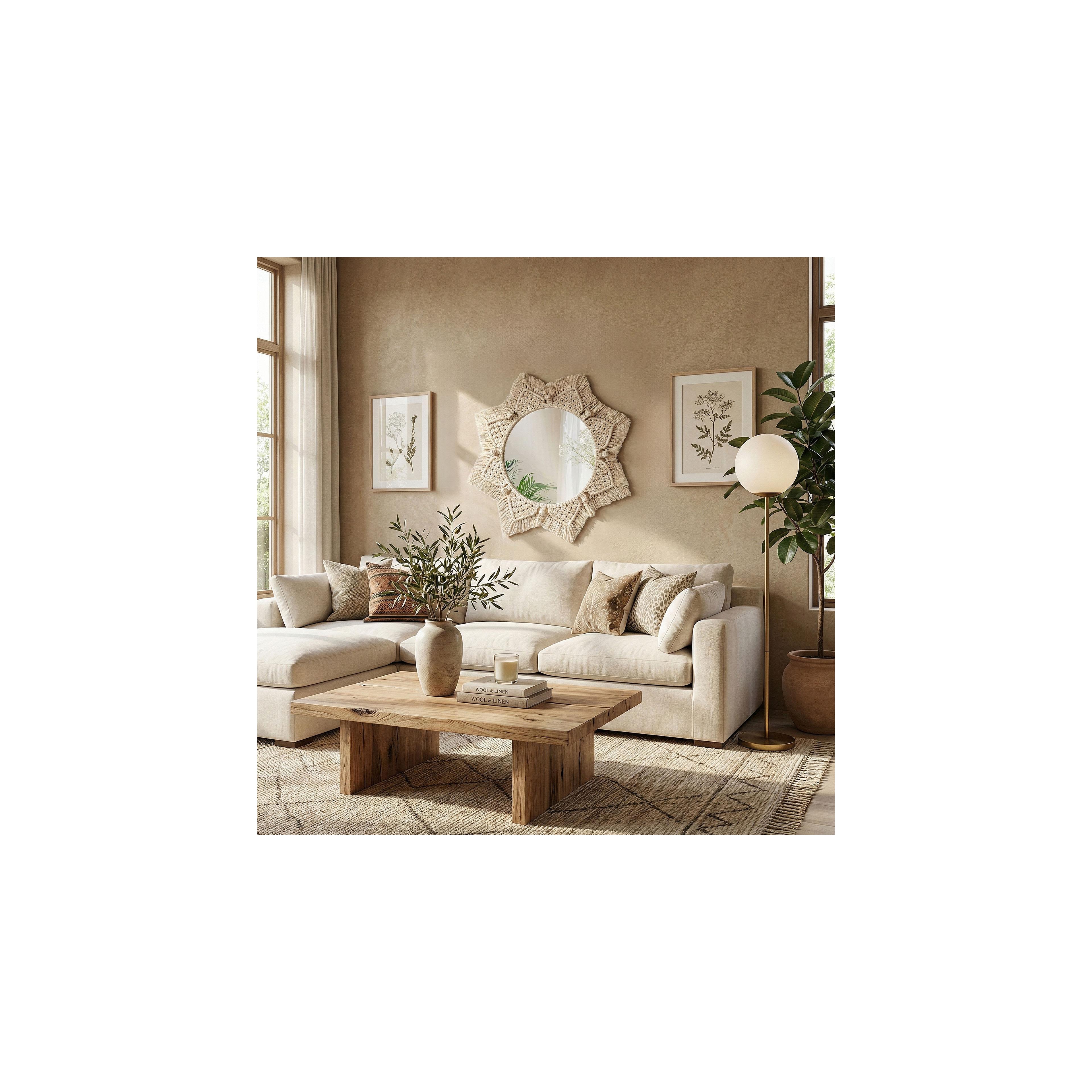 Boho-Wandspiegel 53CM 322048