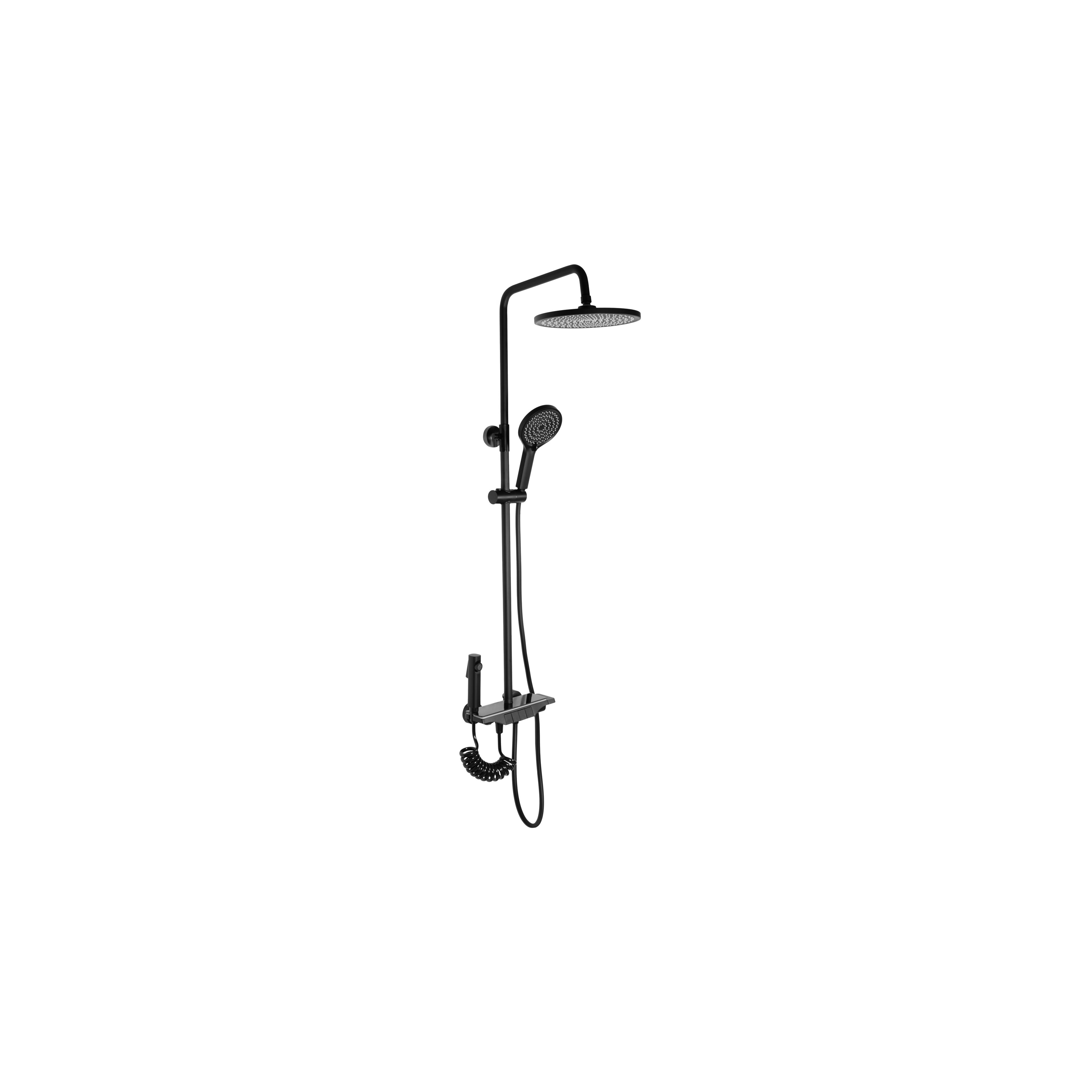 Shower set REA Savio Led Black