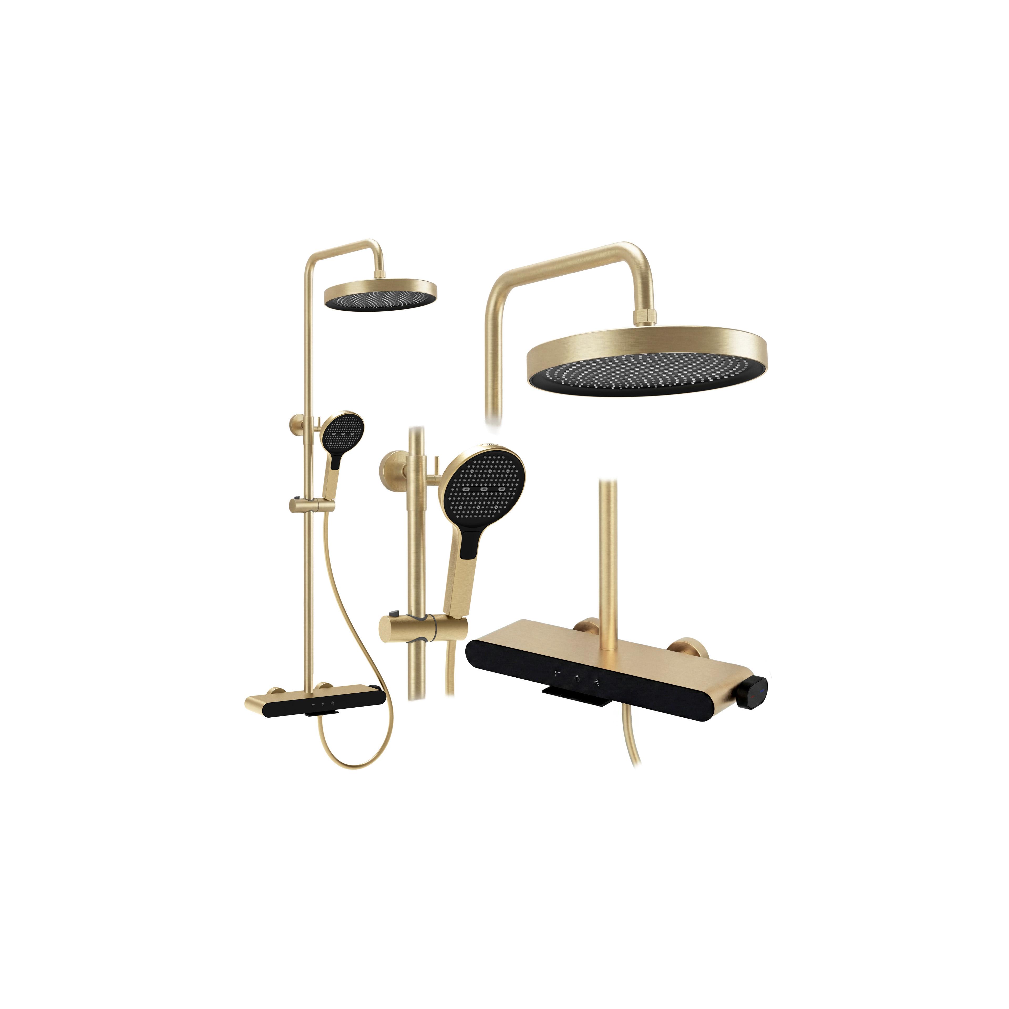 Duschgarnitur REA Farel Brush Gold