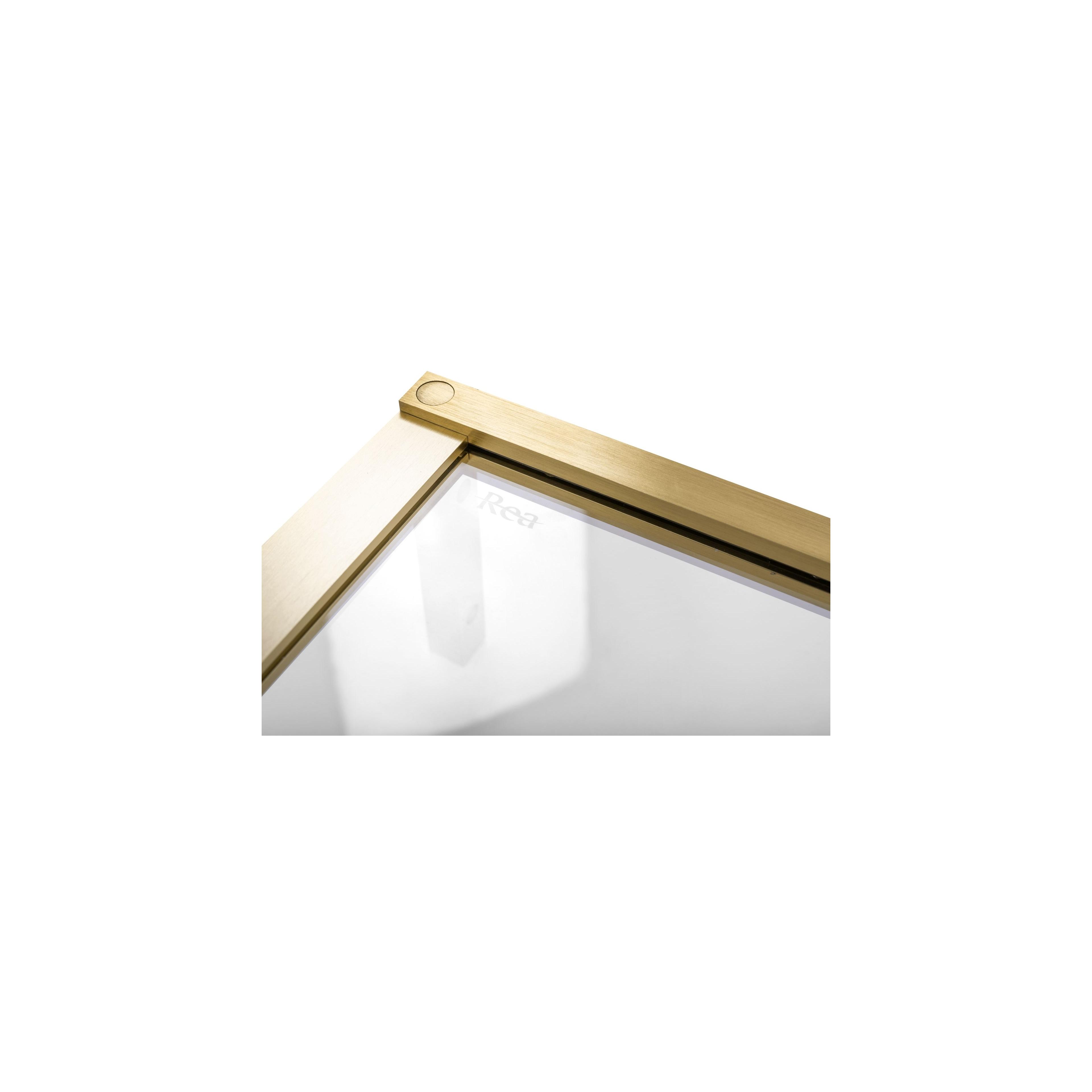 Dušo kabina REA Hugo 90x90 Gold Brush