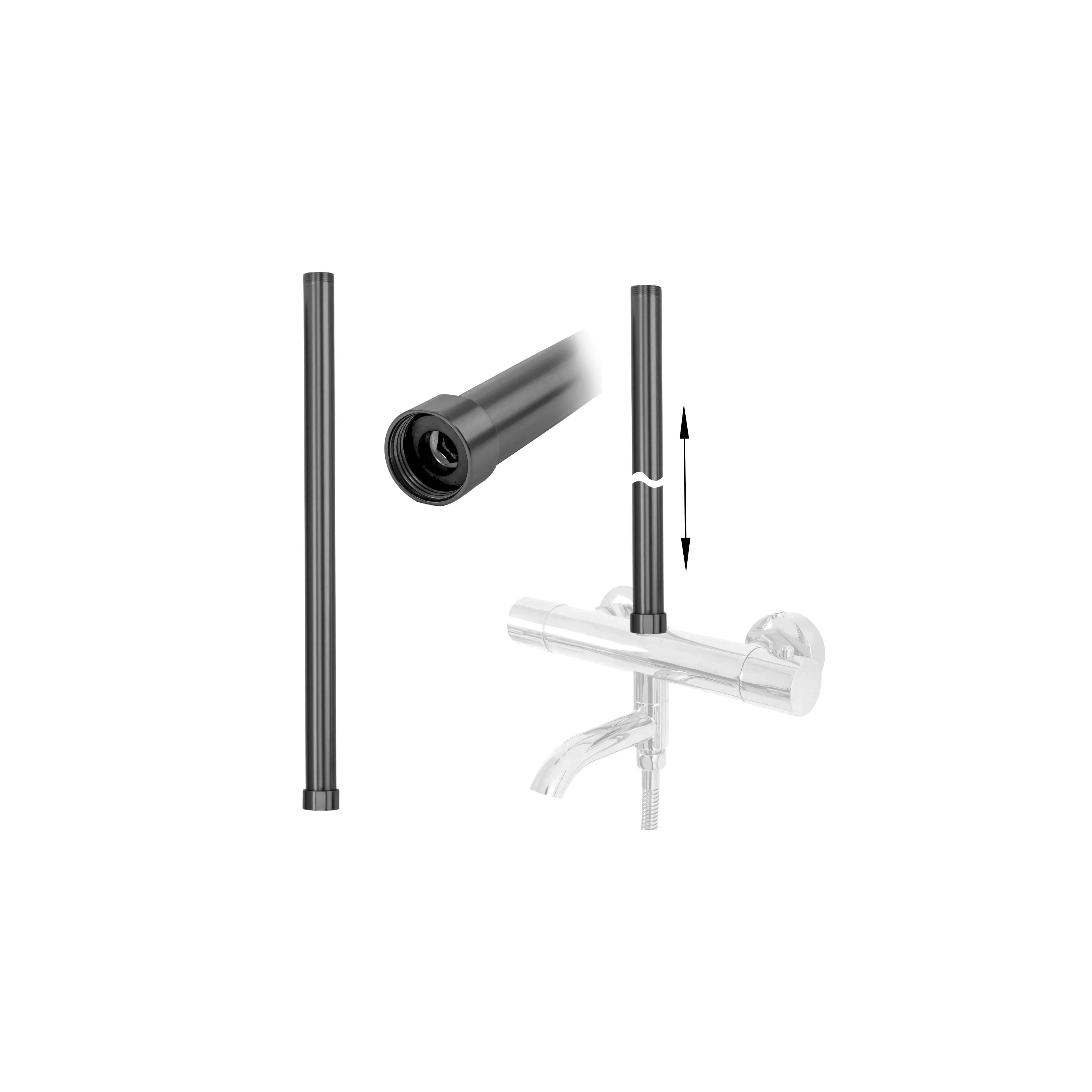 Verlängerung für Bade-Duschgarnitur Titan 50cm