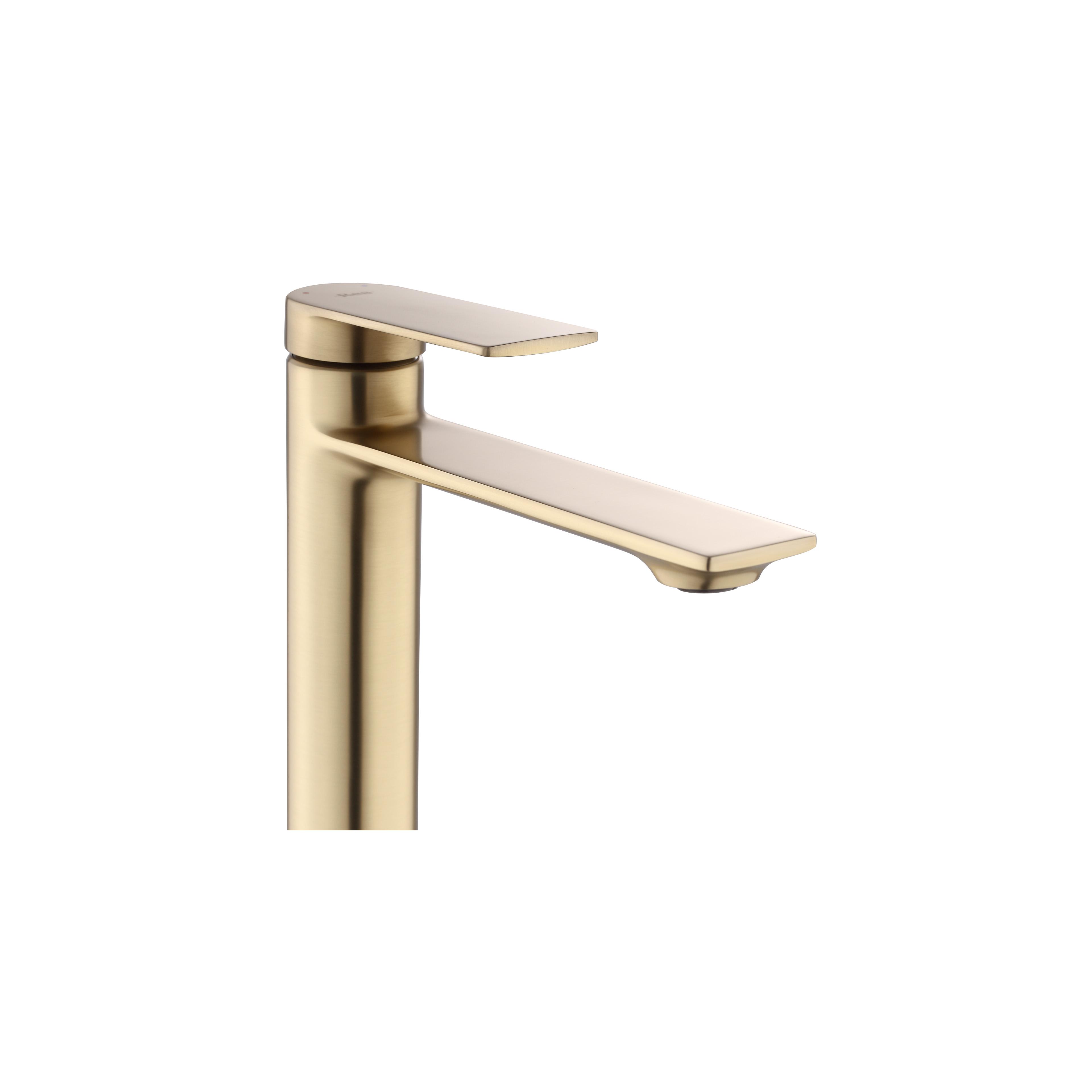 Waschbeckenarmatur REA Storm GOLD BRUSH High